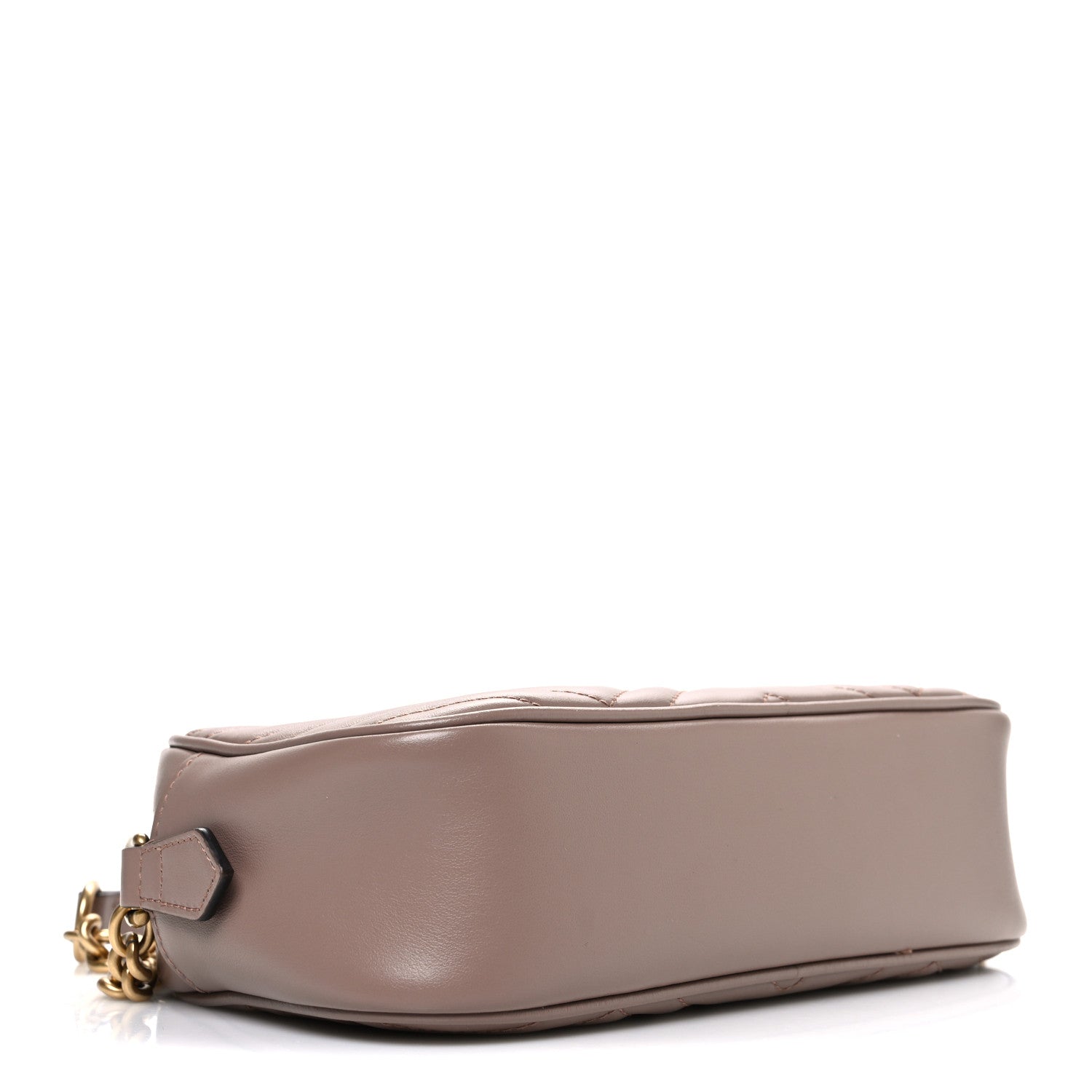 Calfskin Matelasse Small GG Marmont Chain Shoulder Bag Porcelain Rose