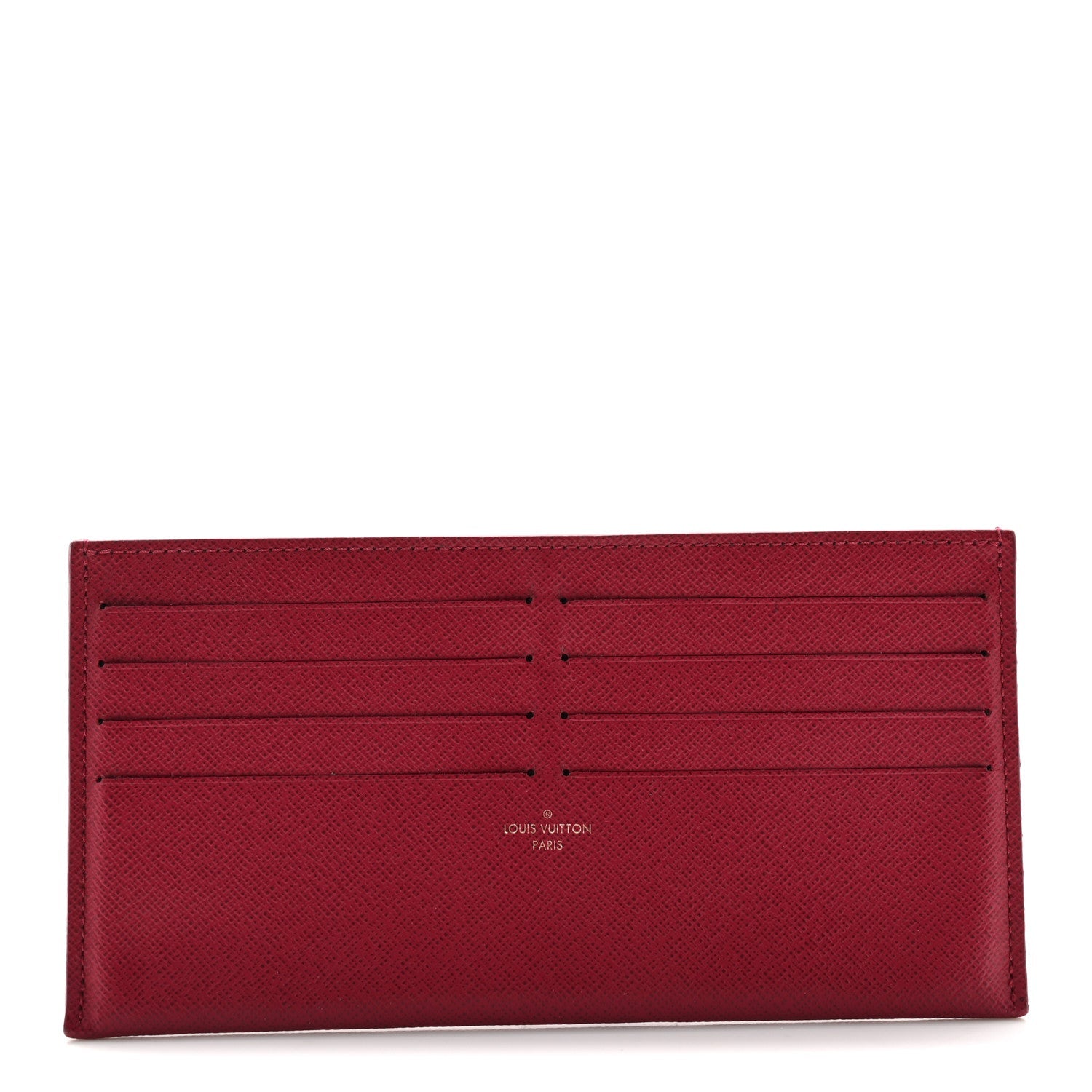 Calfskin Pochette Felicie Card Holder Insert Fuchsia