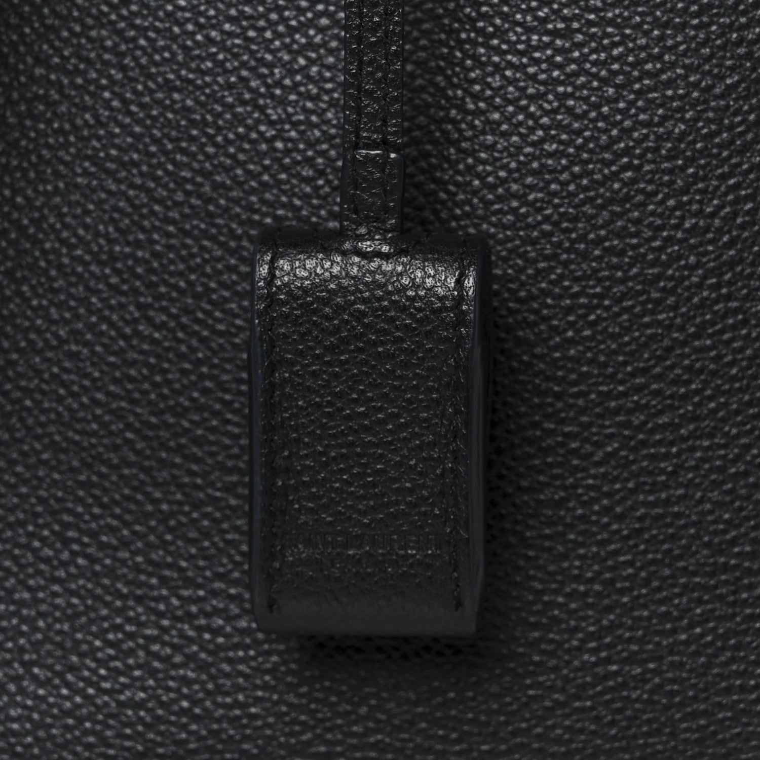 Grained Calfskin Baby Sac De Jour Black