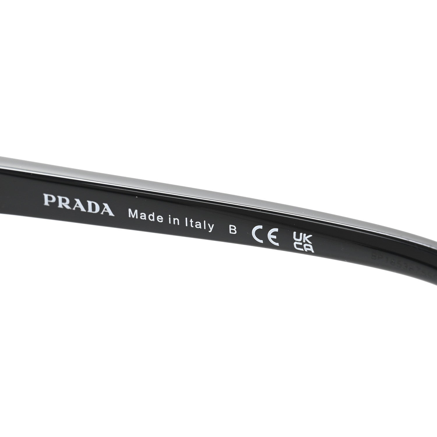 Acetate Rectangular Sunglasses SPR B03 Black