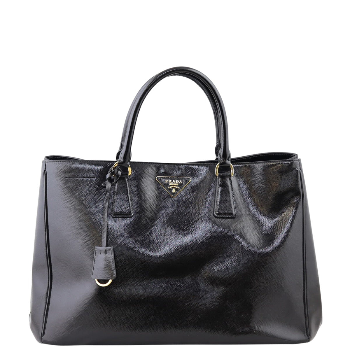 Prada Saffiano Vernice Lux Tote Large