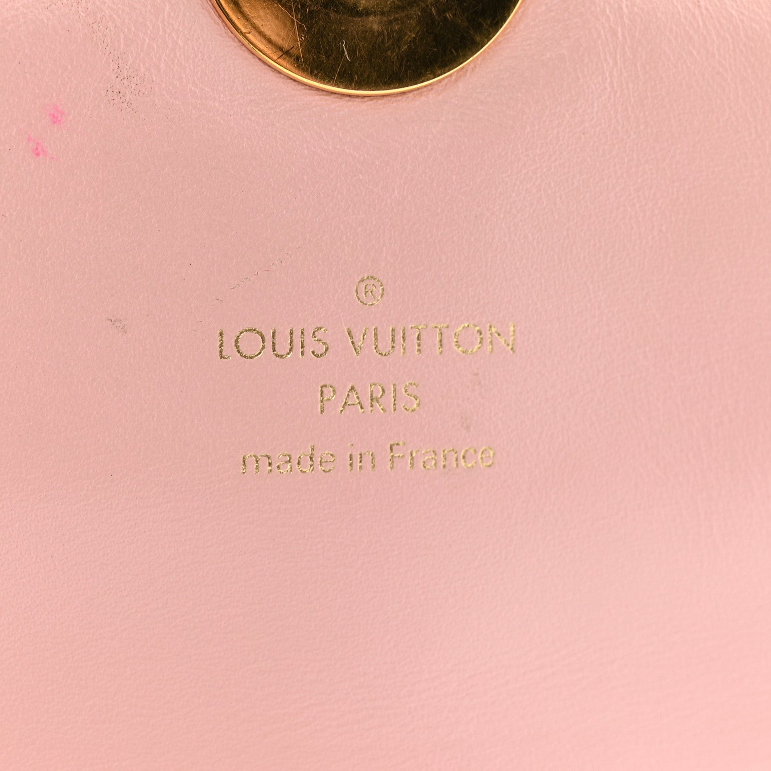 Monogram Flore Chain Wallet Rose Ballerine