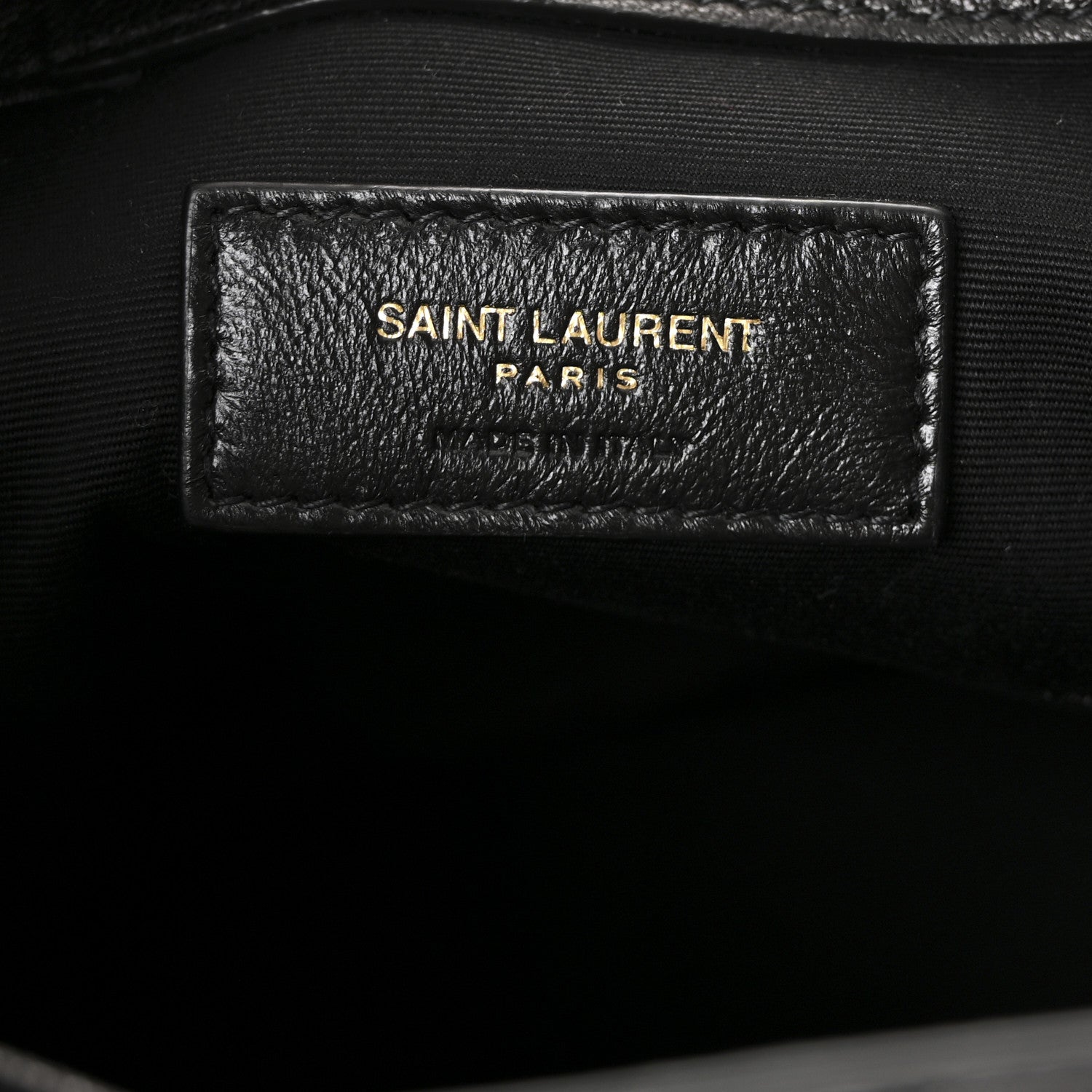 Lambskin Quilted Small Cassandre Bucket Bag Black