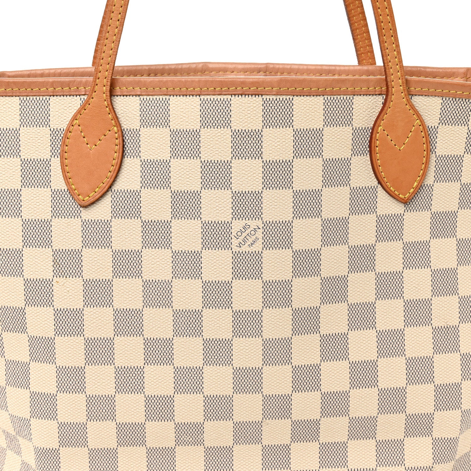 Damier Azur Neo Neverfull MM Rose Ballerine