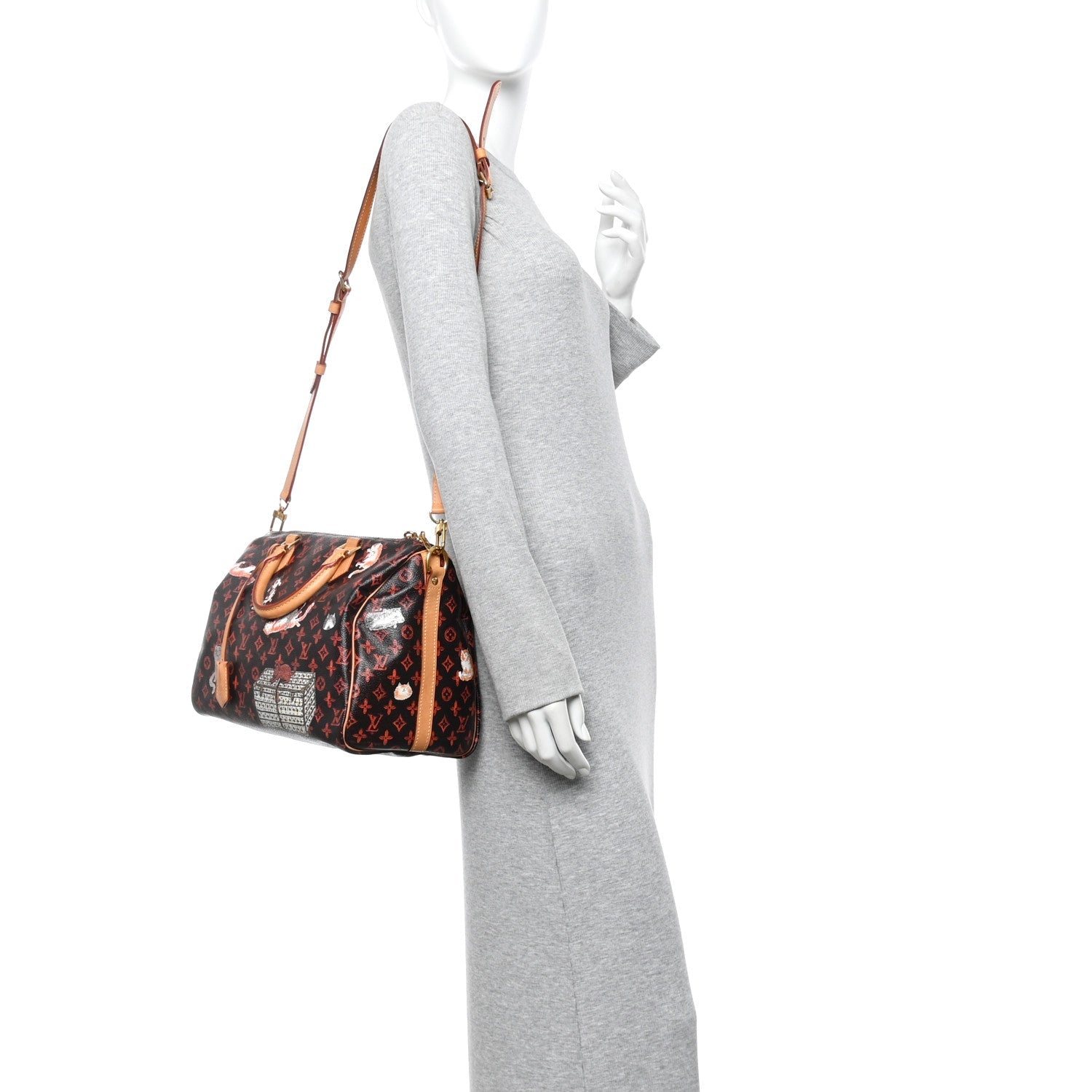 Catogram Speedy Bandouliere 30 Marron