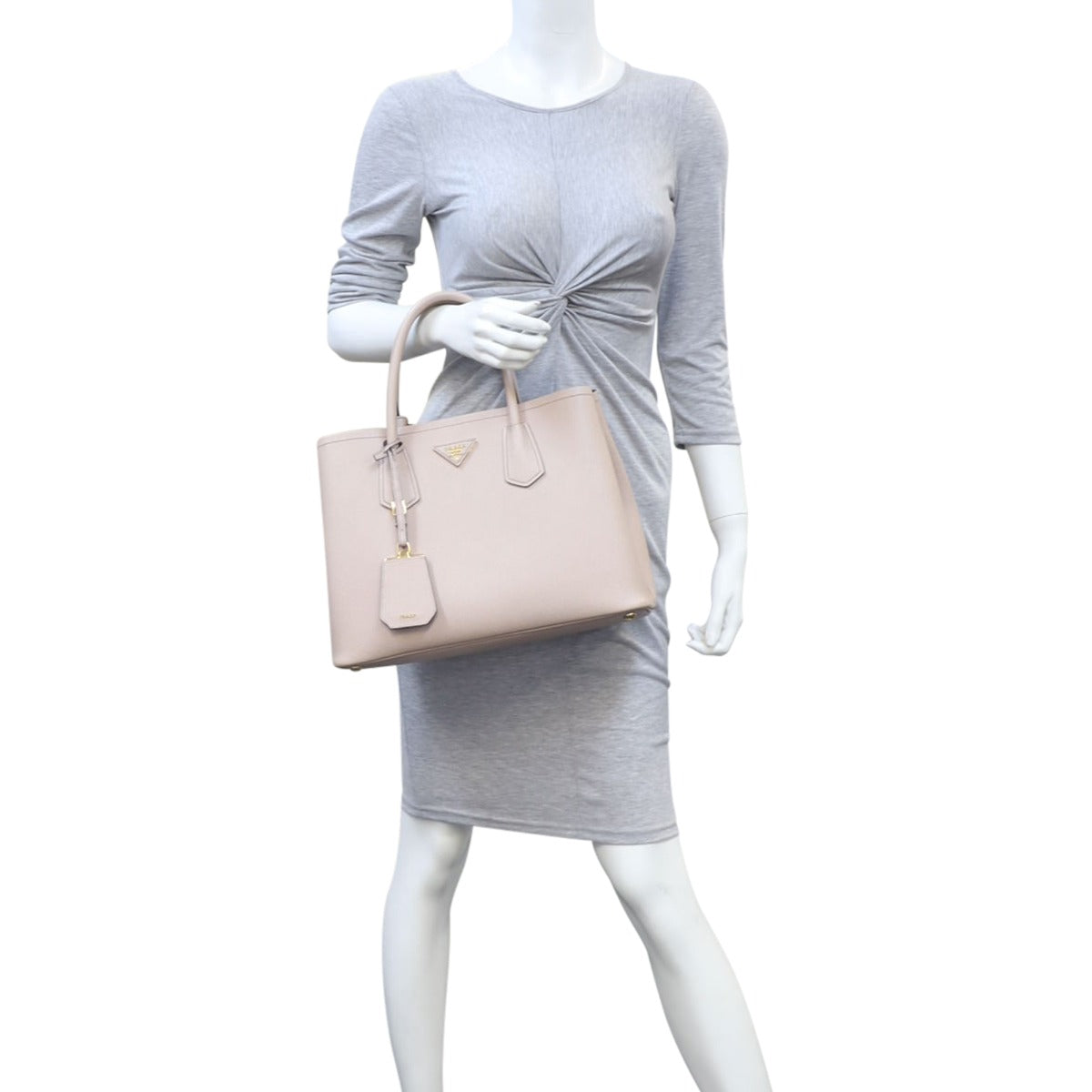 Prada Saffiano Cuir Double Bag Medium