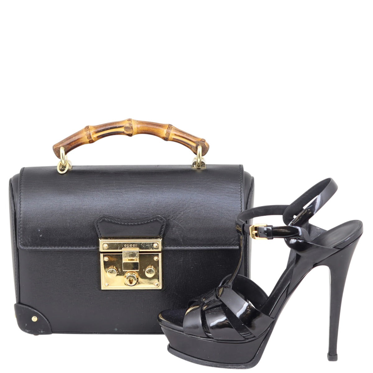 Gucci Padlock Small Bamboo Shoulder Bag