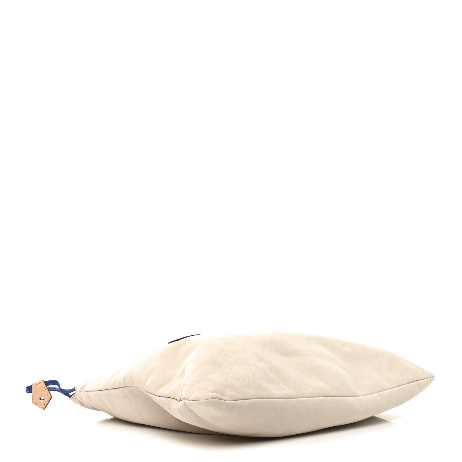 Nubuck Dust Bag Tote Ecru White