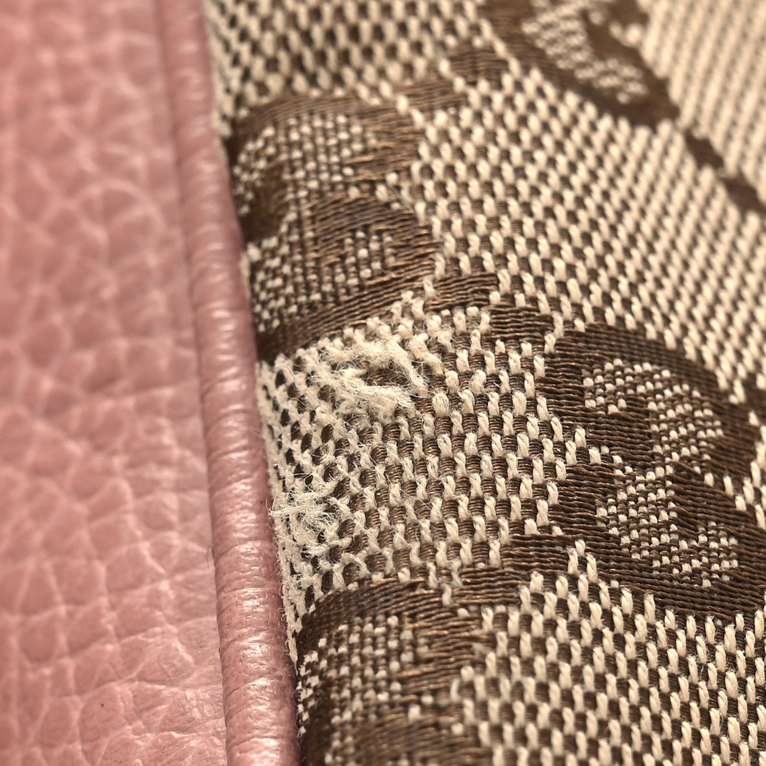 Monogram Mini Bree Messenger Bag Beige Soft Pink