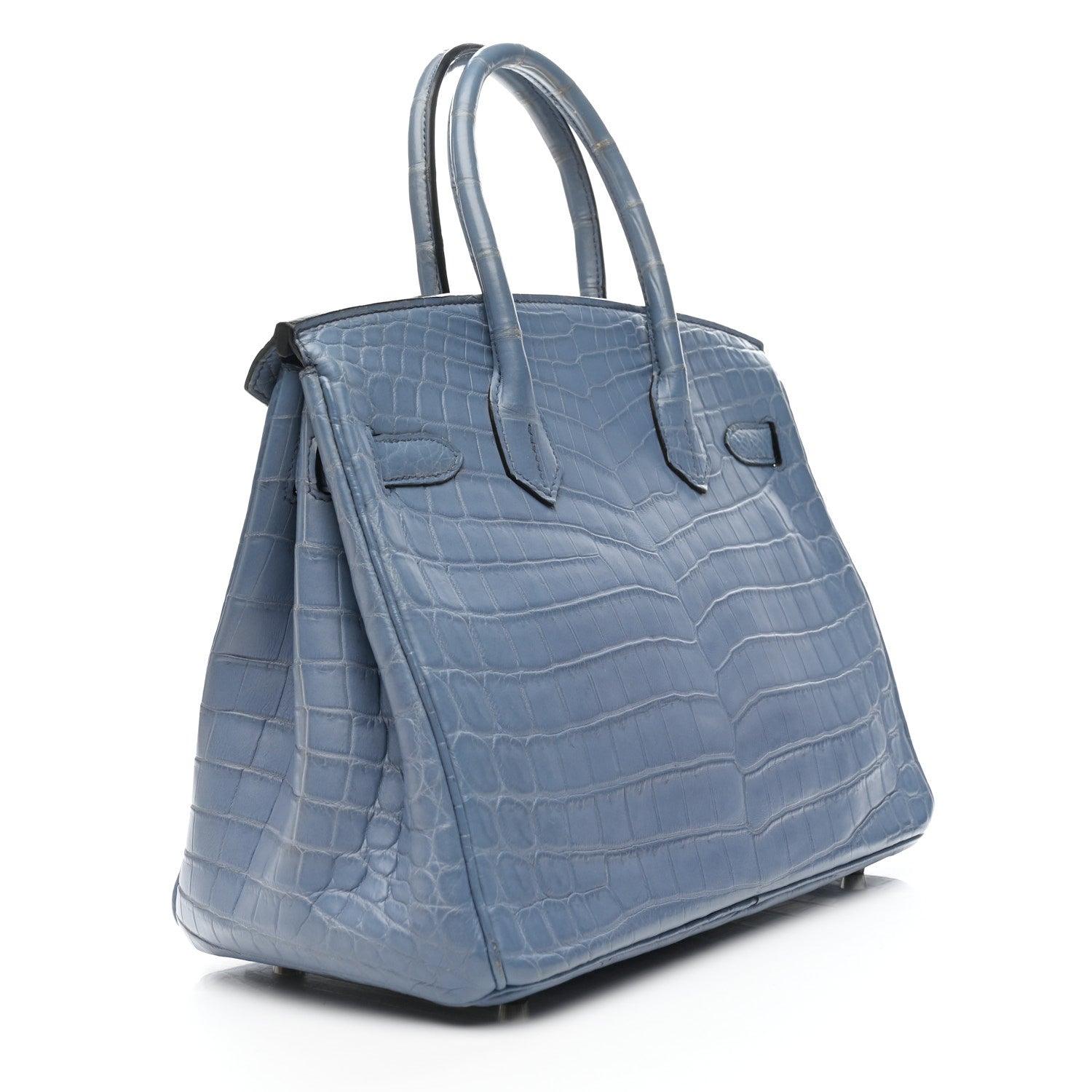Matte Niloticus Crocodile Birkin 30 Bleu Ciel
