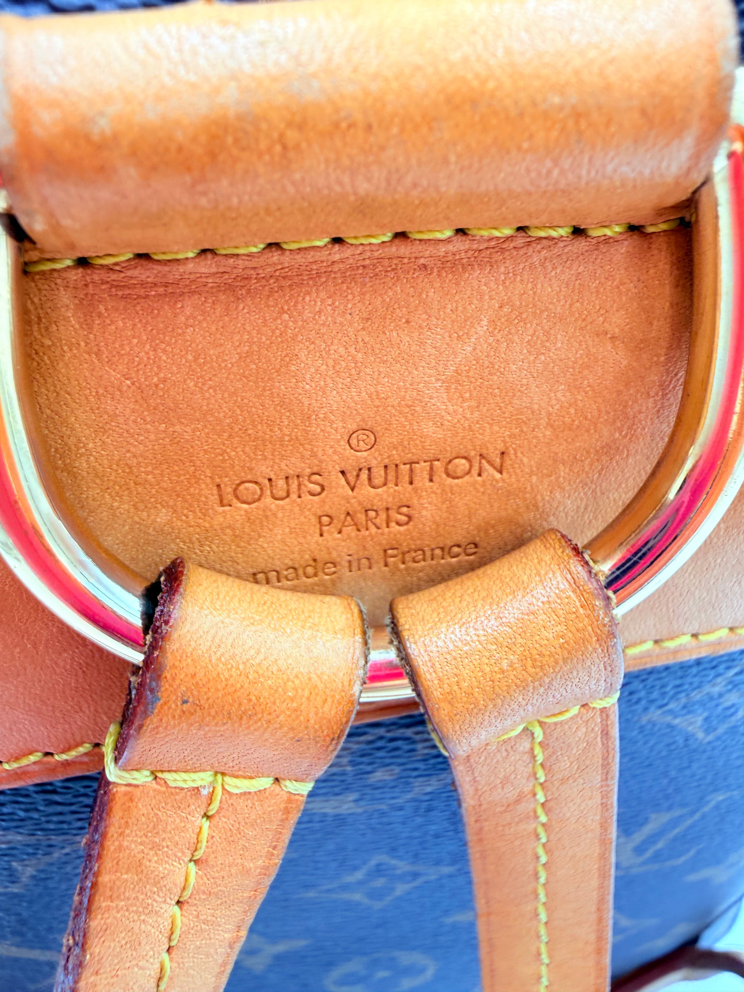 Backpack Luxury Designer By Louis Vuitton In Brown, Size:Medium