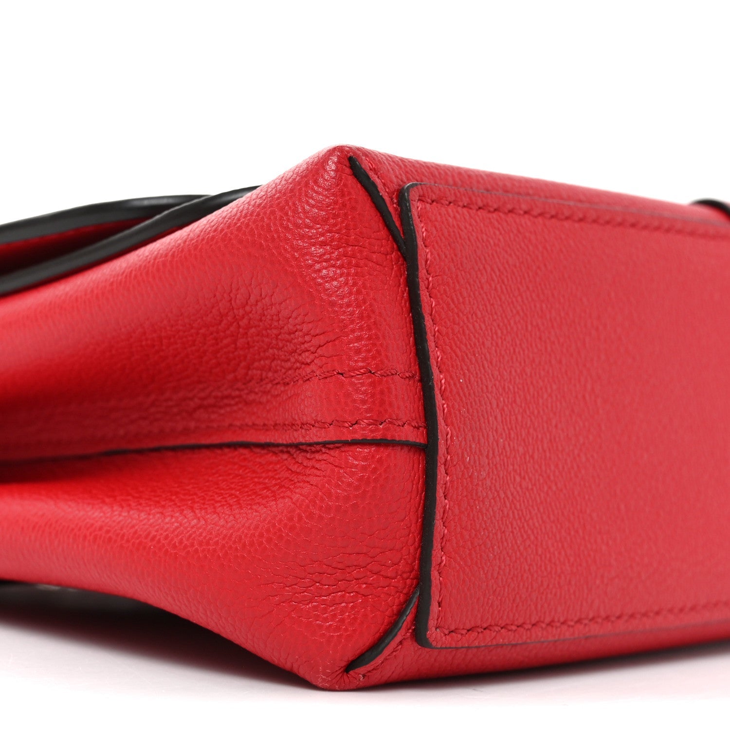 Monogram Cuir Plume Ecume Very Chain Bag Rubis Red