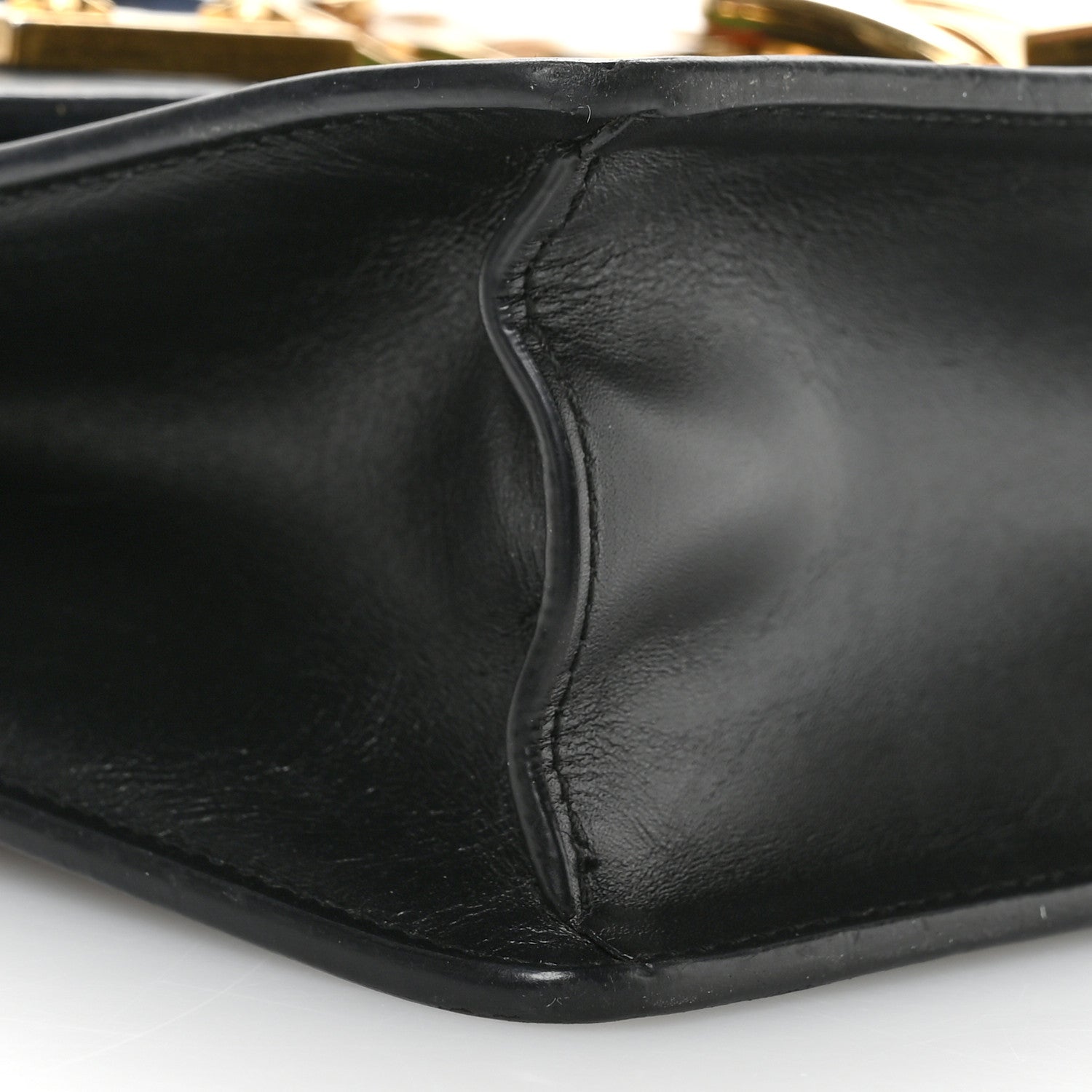 Calfskin Small Sylvie Shoulder Bag Black
