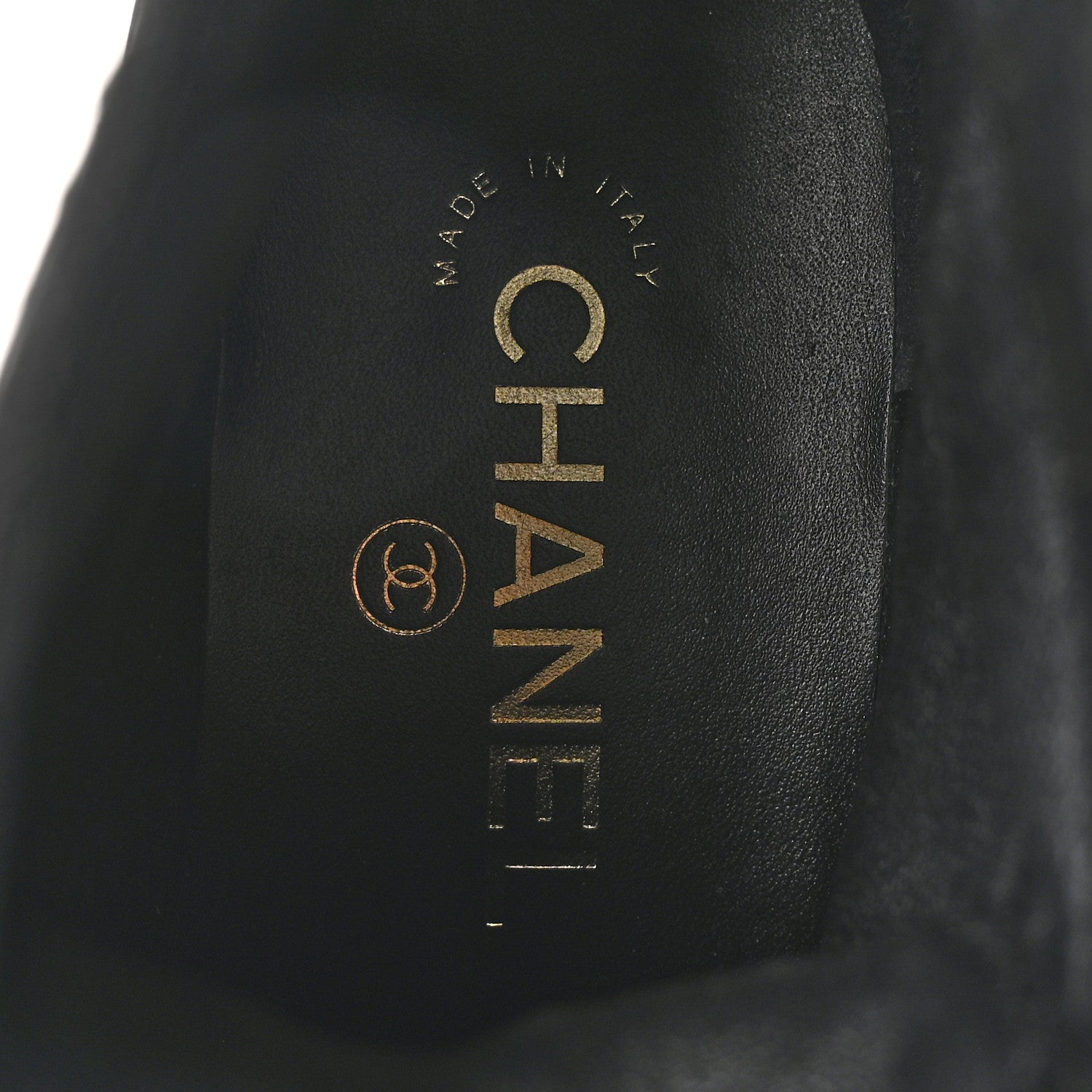 Shiny Calfskin Velvet Pearl Combat Short Boots 36 Black