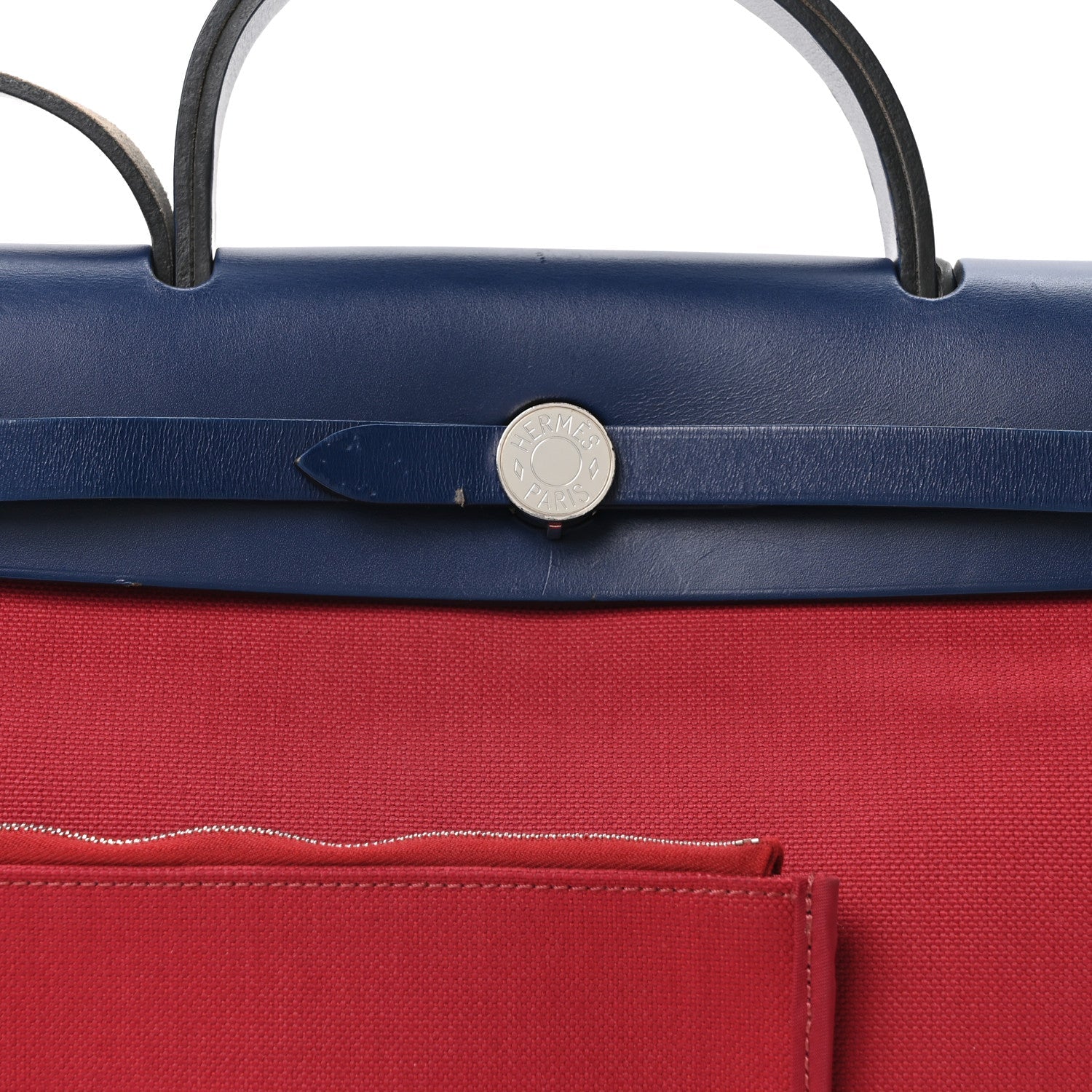 Military Toile Vache Hunter Herbag Zip 31 PM Rouge Grenat Bleu Saphir