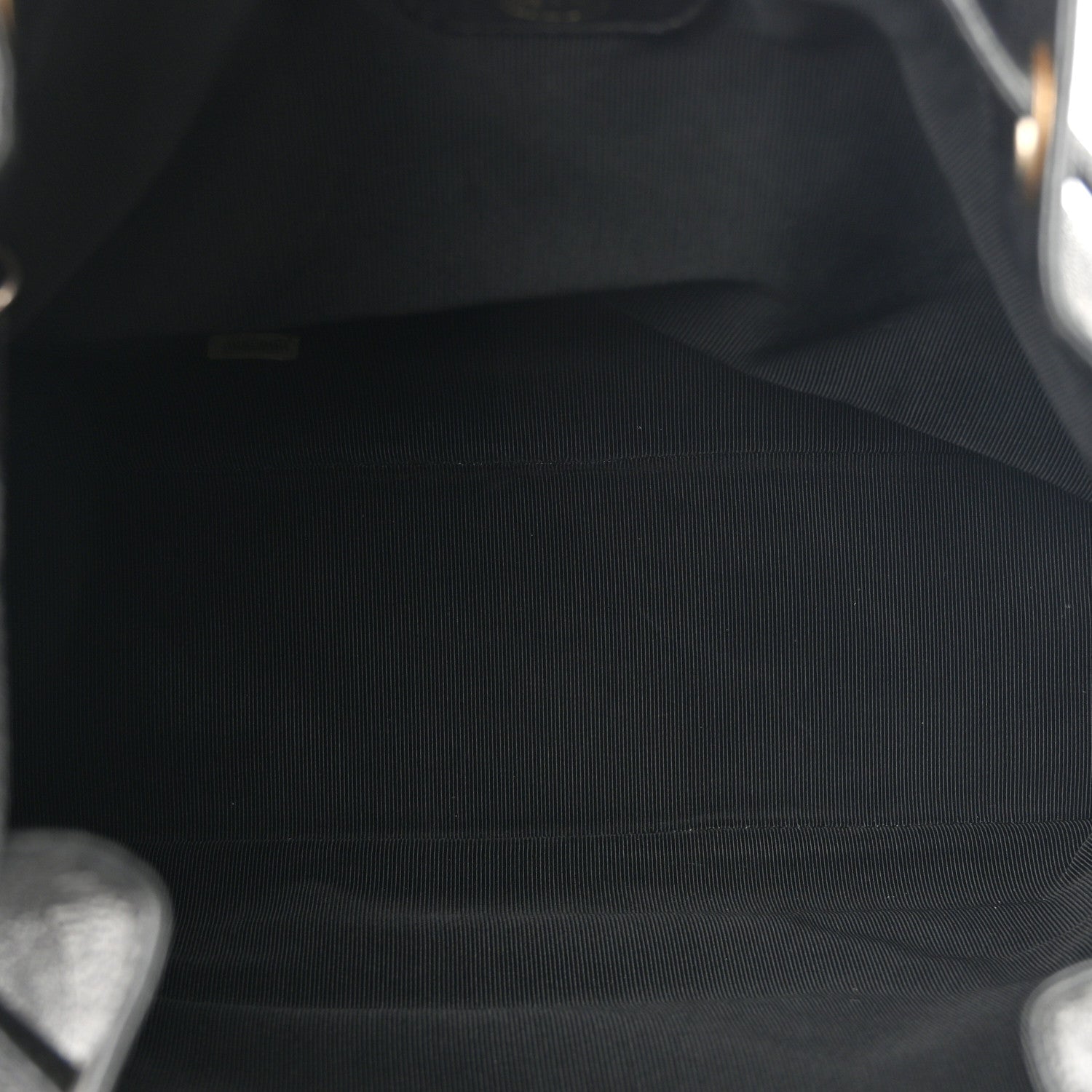 Caviar CC Drawstring Shoulder Bag Black