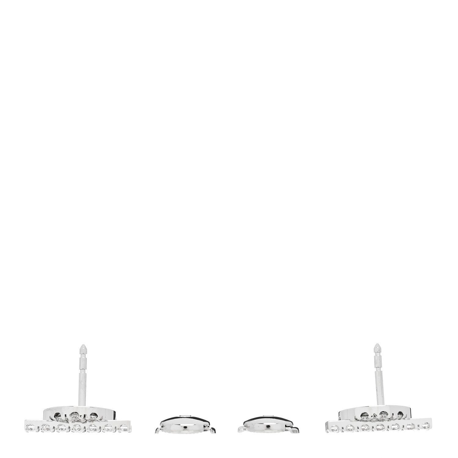 18K White Gold Diamond Finesse Earrings