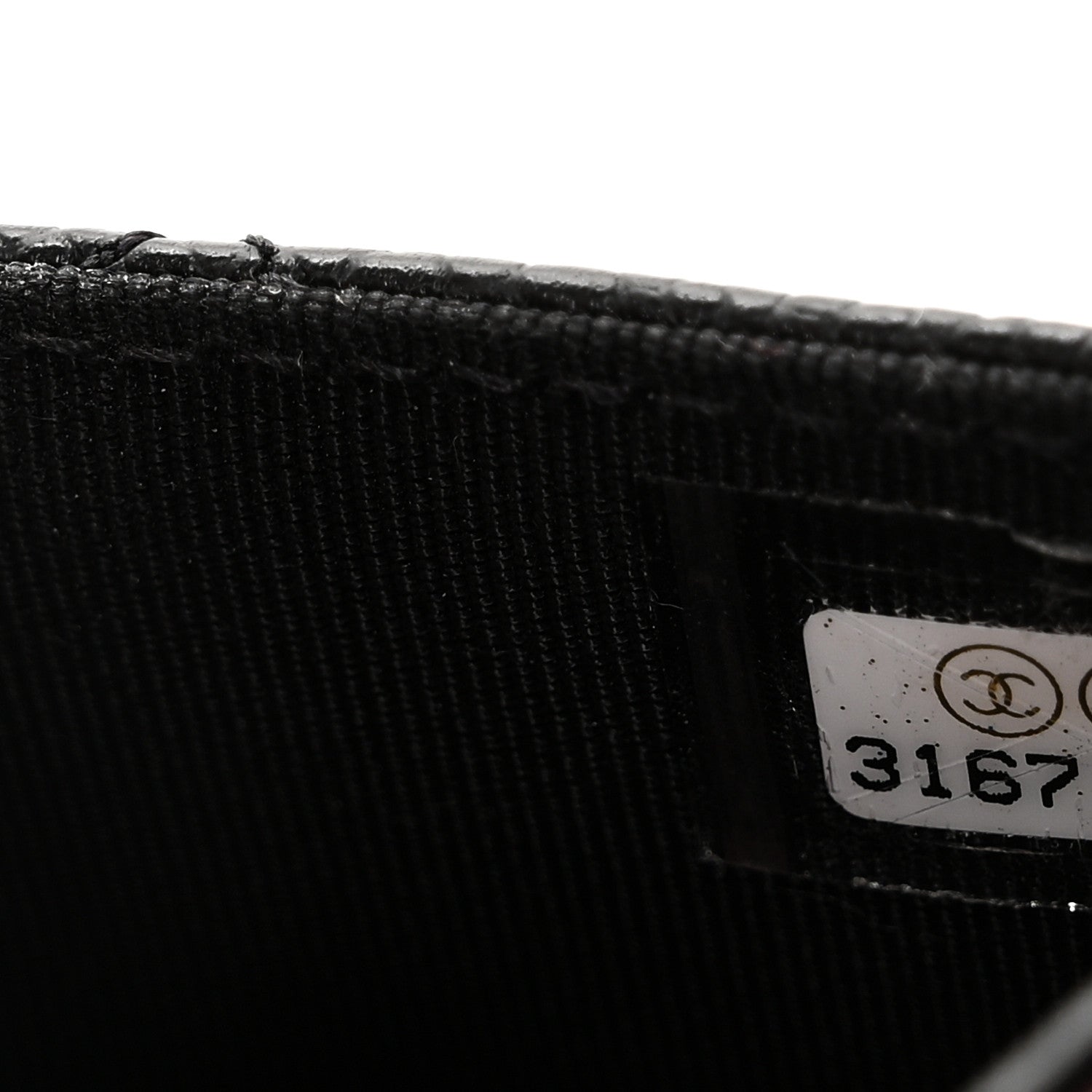 Caviar Quilted Flap Card Holder Wallet Black