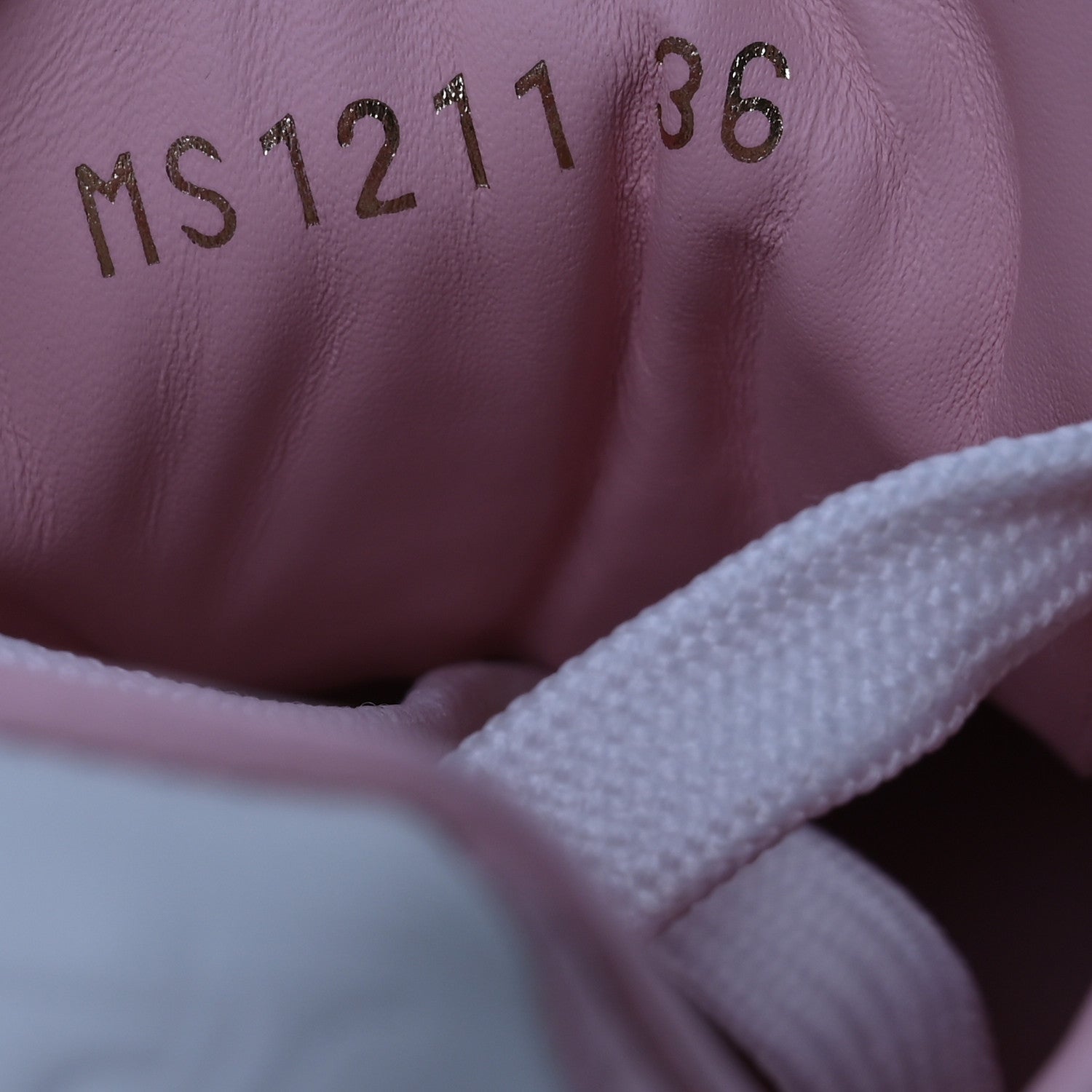 Monogram Embossed Calfskin Damier Azur Time Out Sneakers 36 Rose Clair Pink