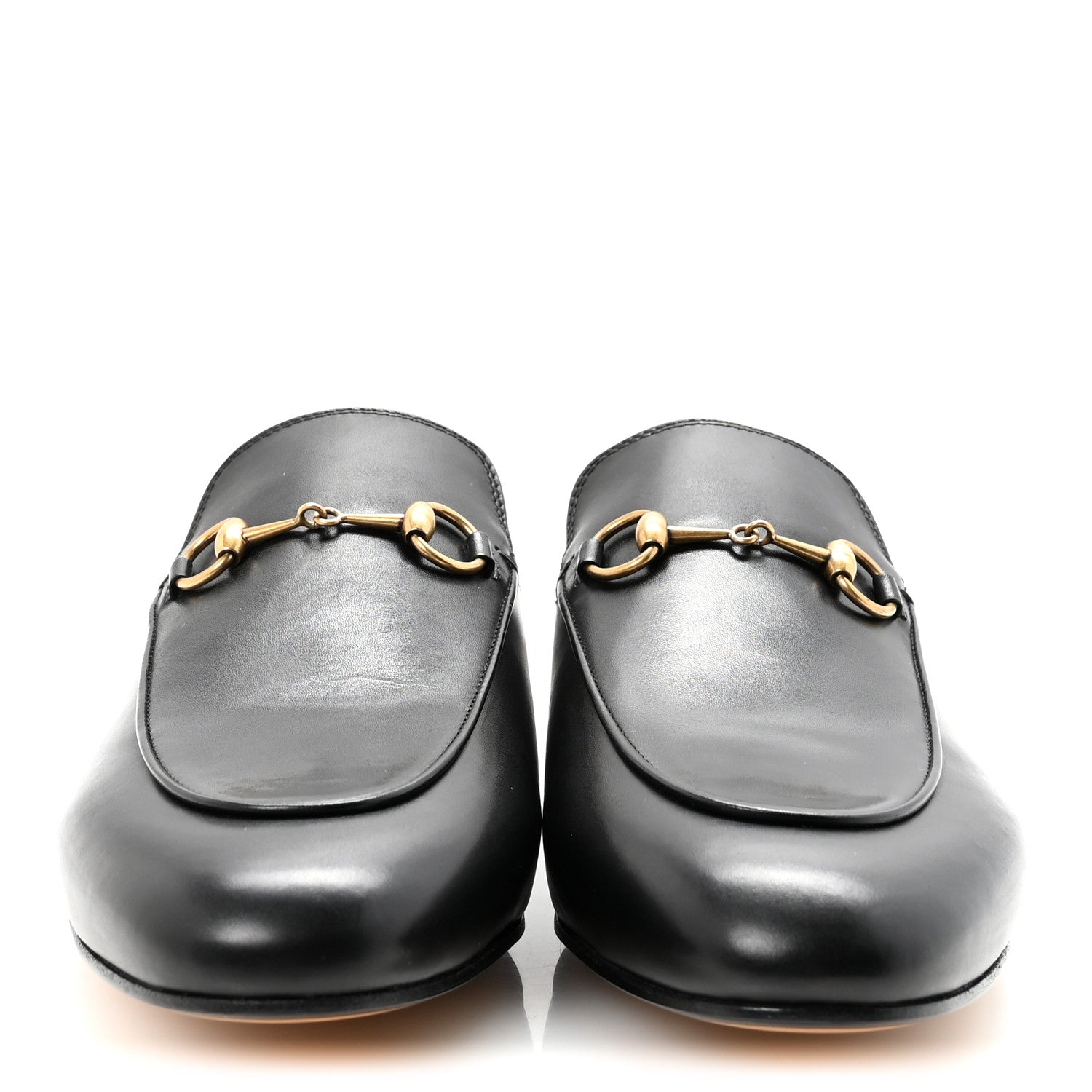 Calfskin Womens Princetown Slippers 40.5 Black