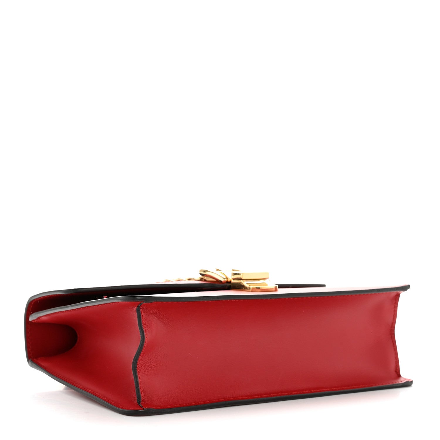 Calfskin Small Sylvie Shoulder Bag Hibiscus Red
