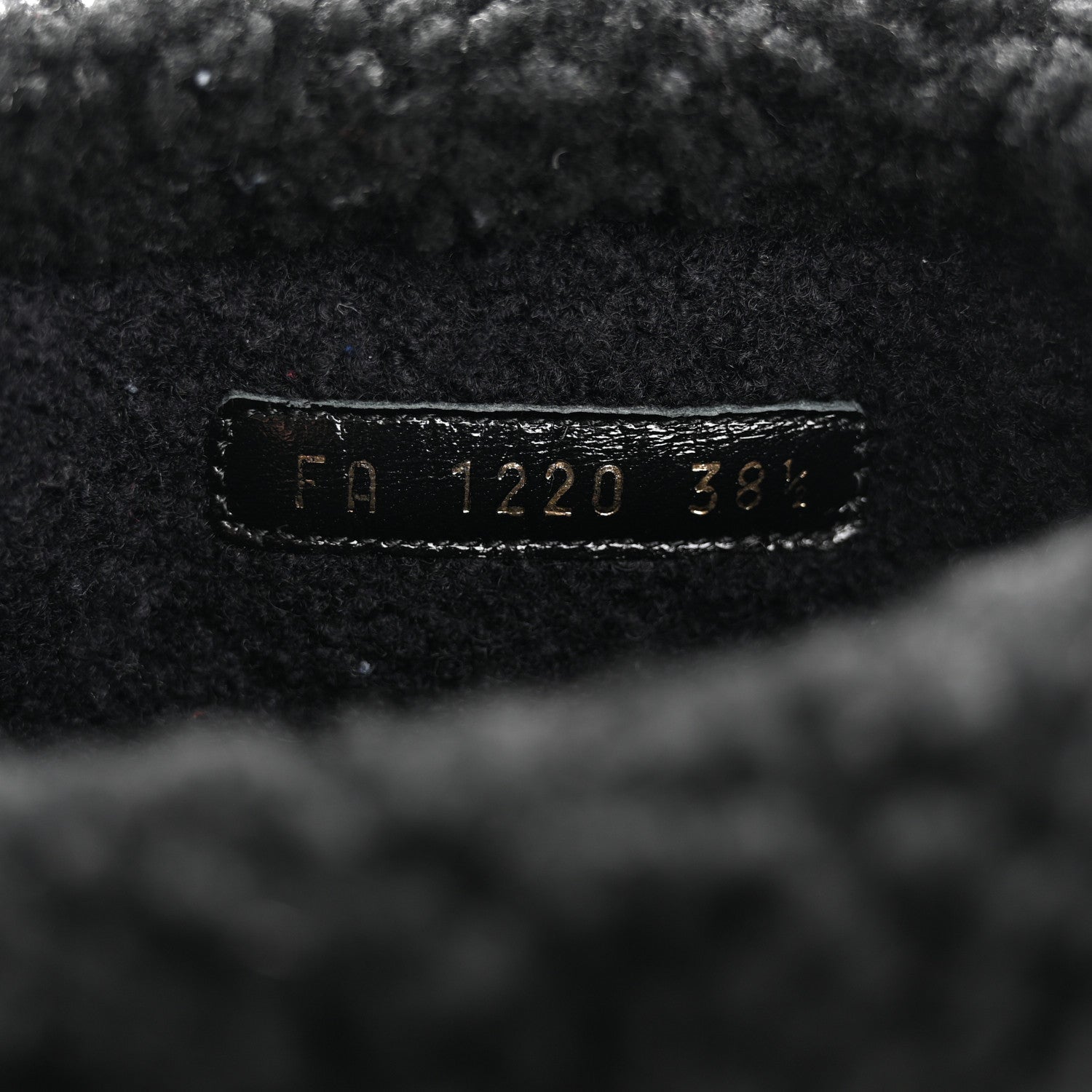 Suede Calfskin Shearling Snowdrop Flat Ankle Boot 38.5 Black