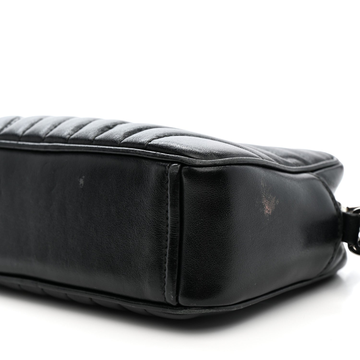 Soft Calfskin Diagramme Camera Bag Black