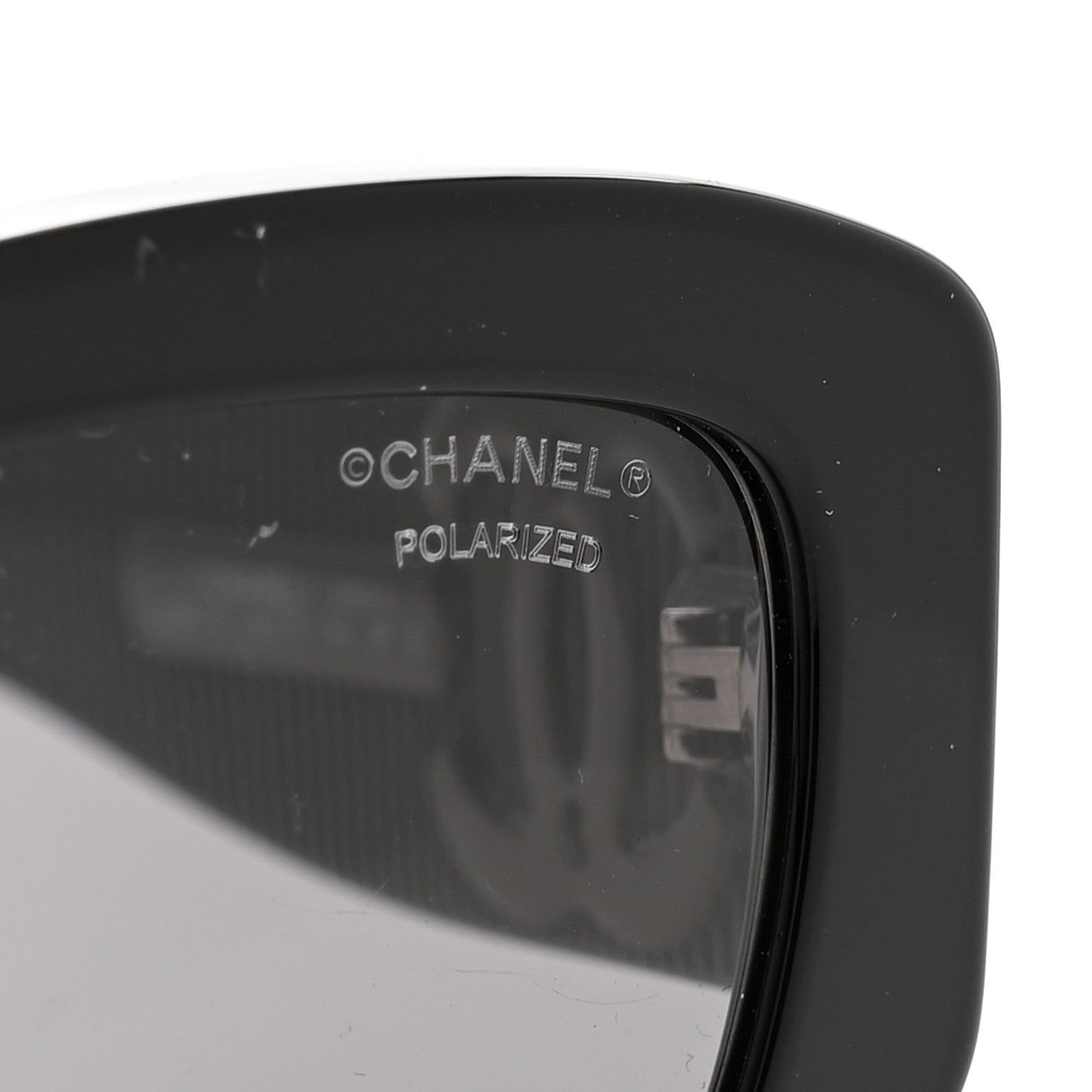 Acetate Rectangle Sunglasses 5493-A Black