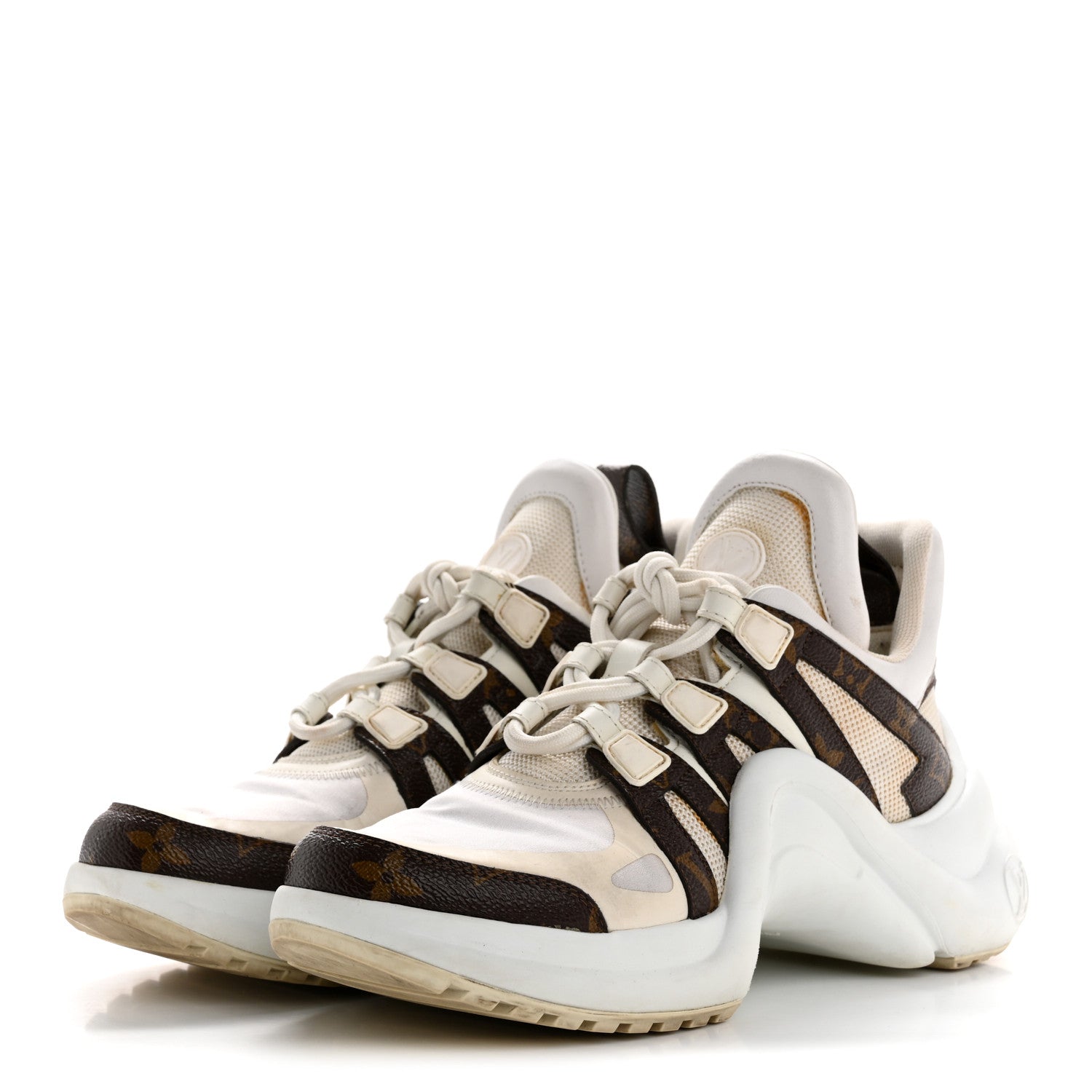 Patent Monogram LV Archlight Sneakers 37 White