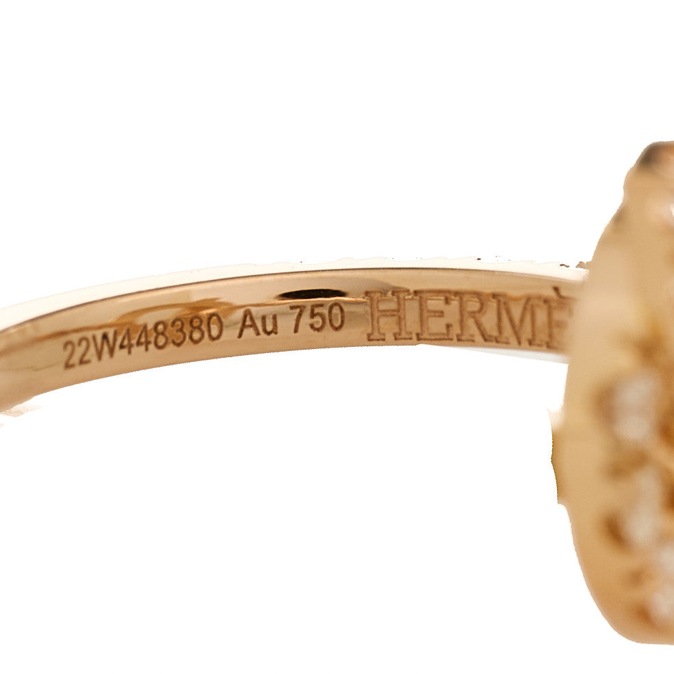 18K Rose Gold Diamond Finesse Ring 50 5.25
