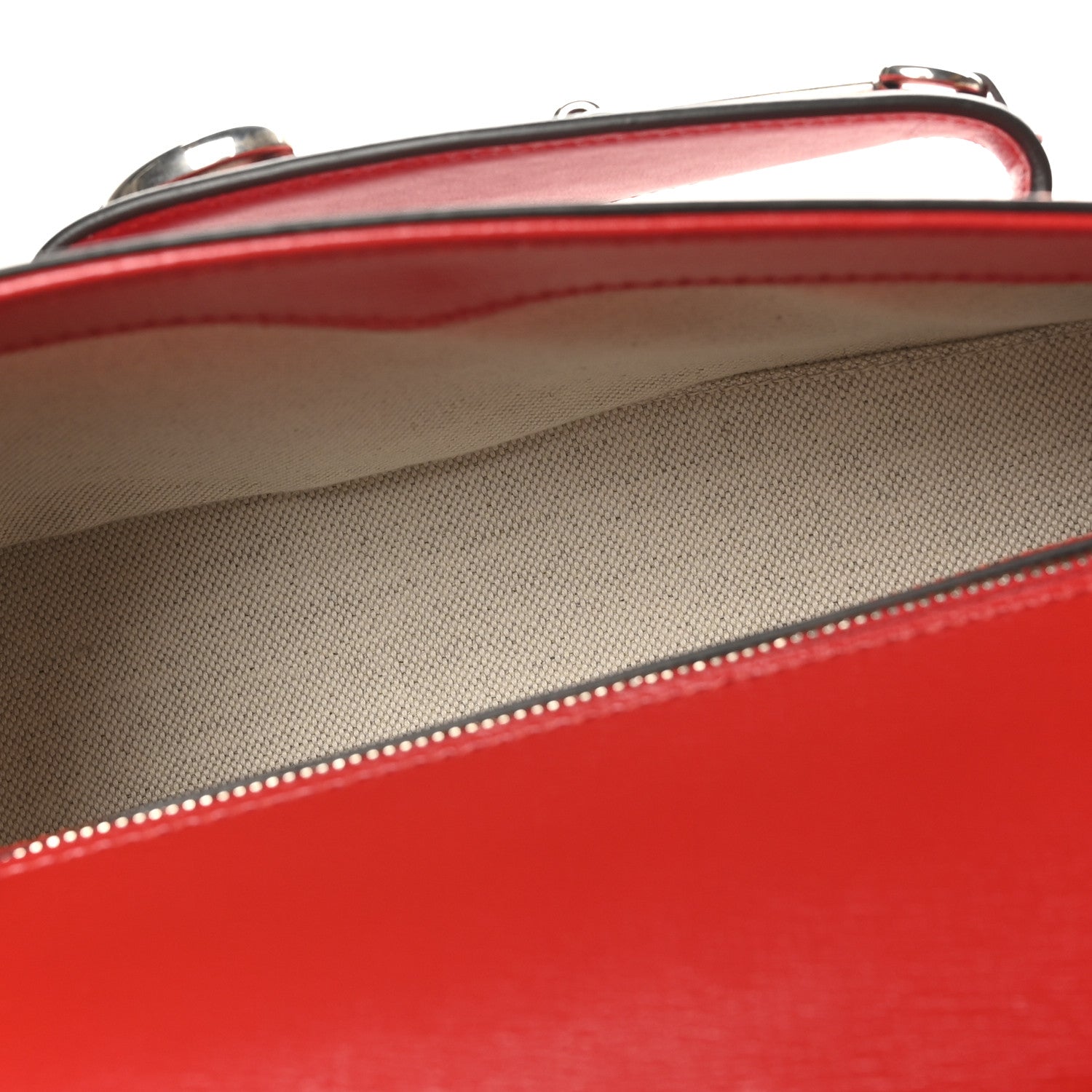 Azalea Calfskin Small Horsebit 1955 Asymmetric Shoulder Bag New Cherry Red