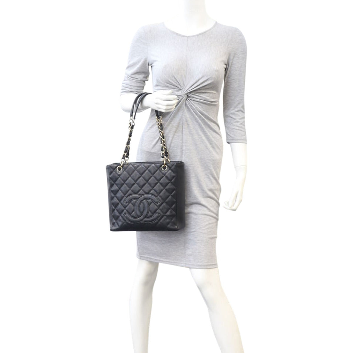 Chanel Petite Shopping Tote | Black