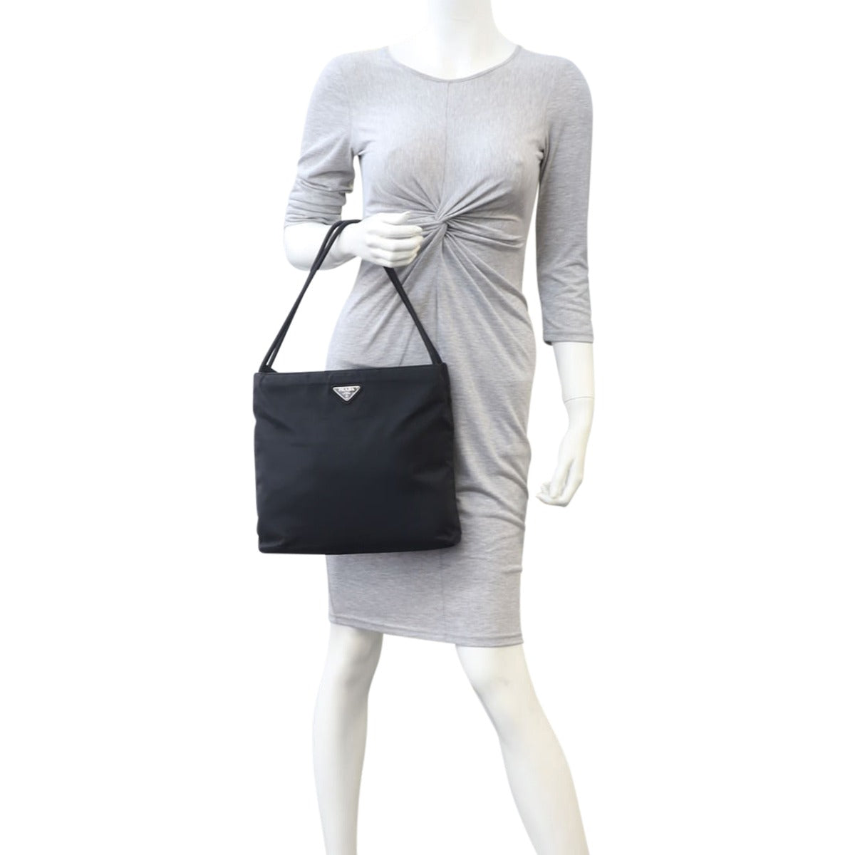 Prada Tessuto City Tote Small