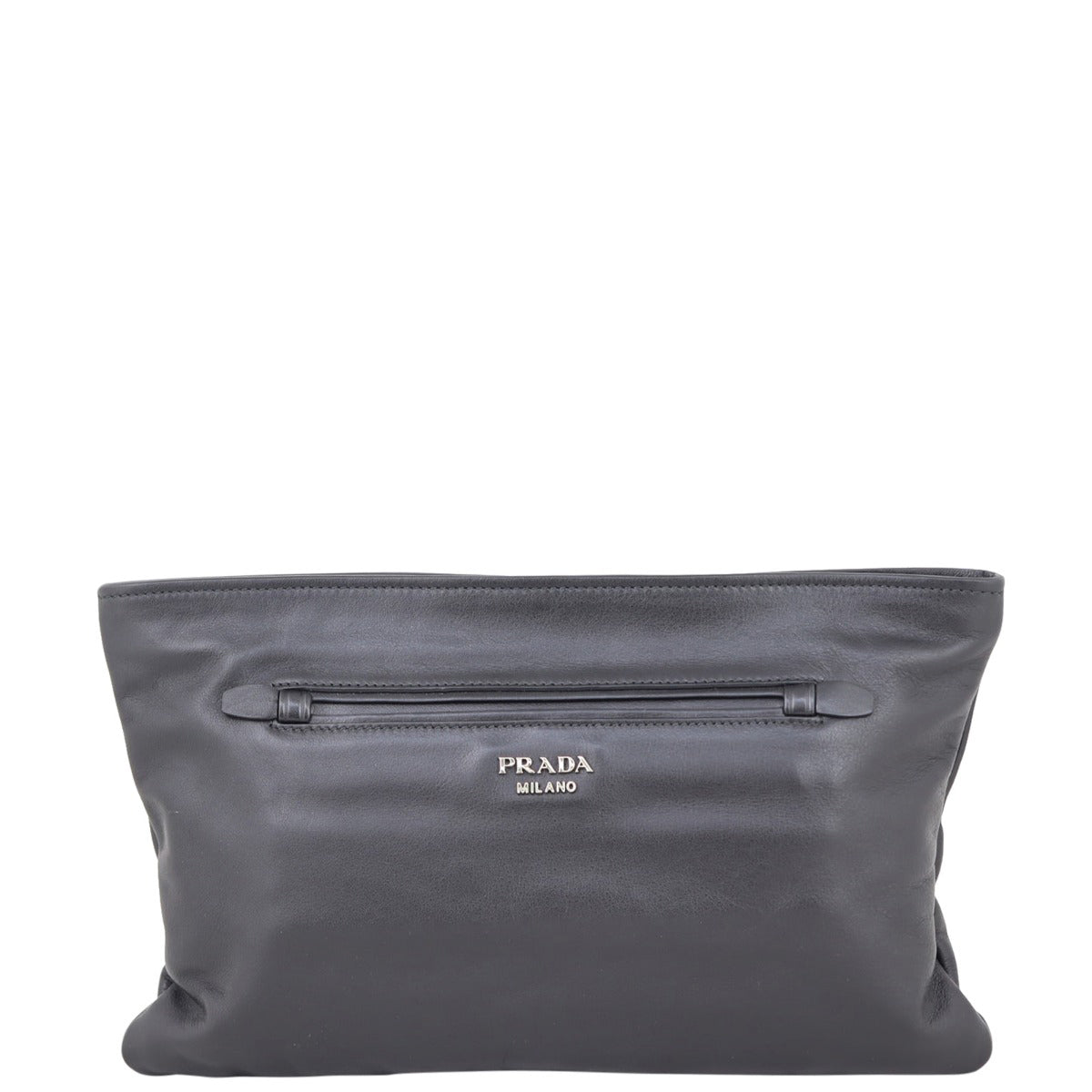 Prada Soft Calf Large Clutch