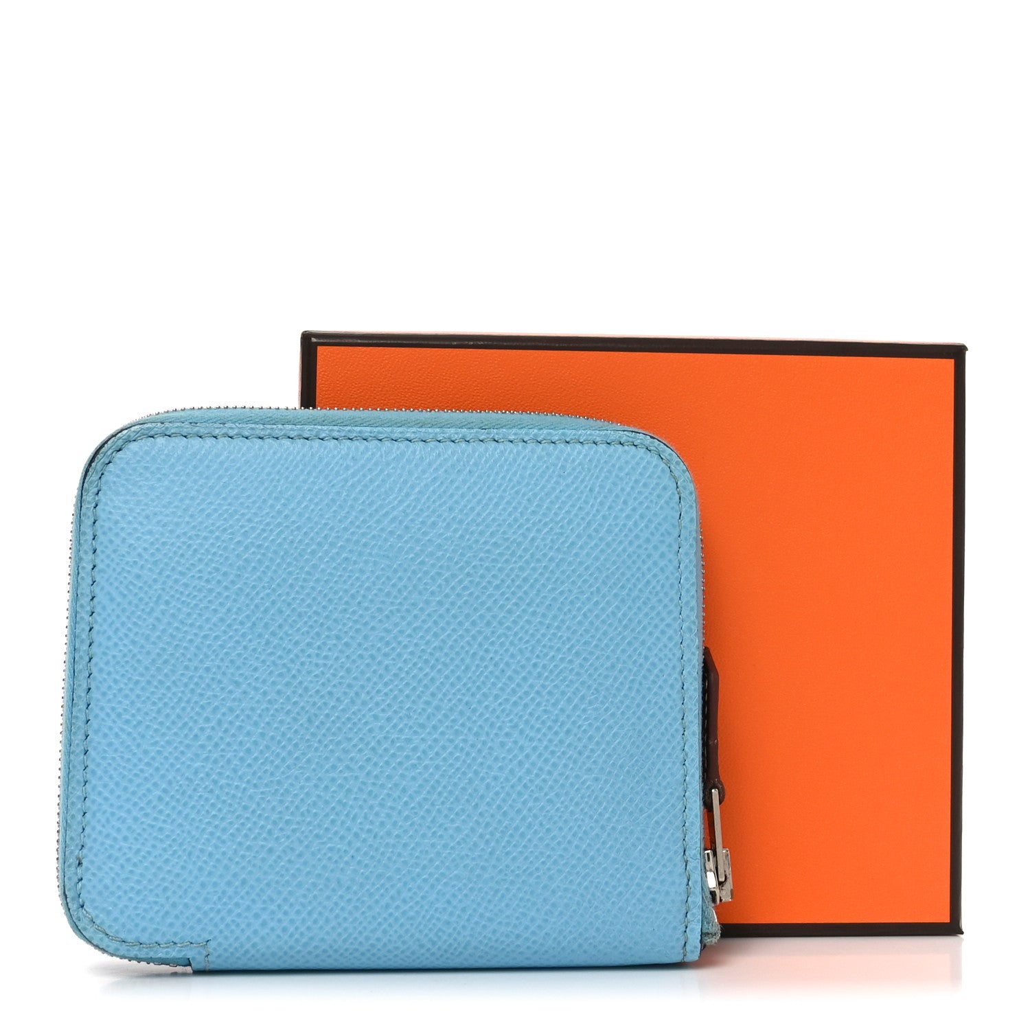 Epsom Silk'In Compact Wallet Celeste