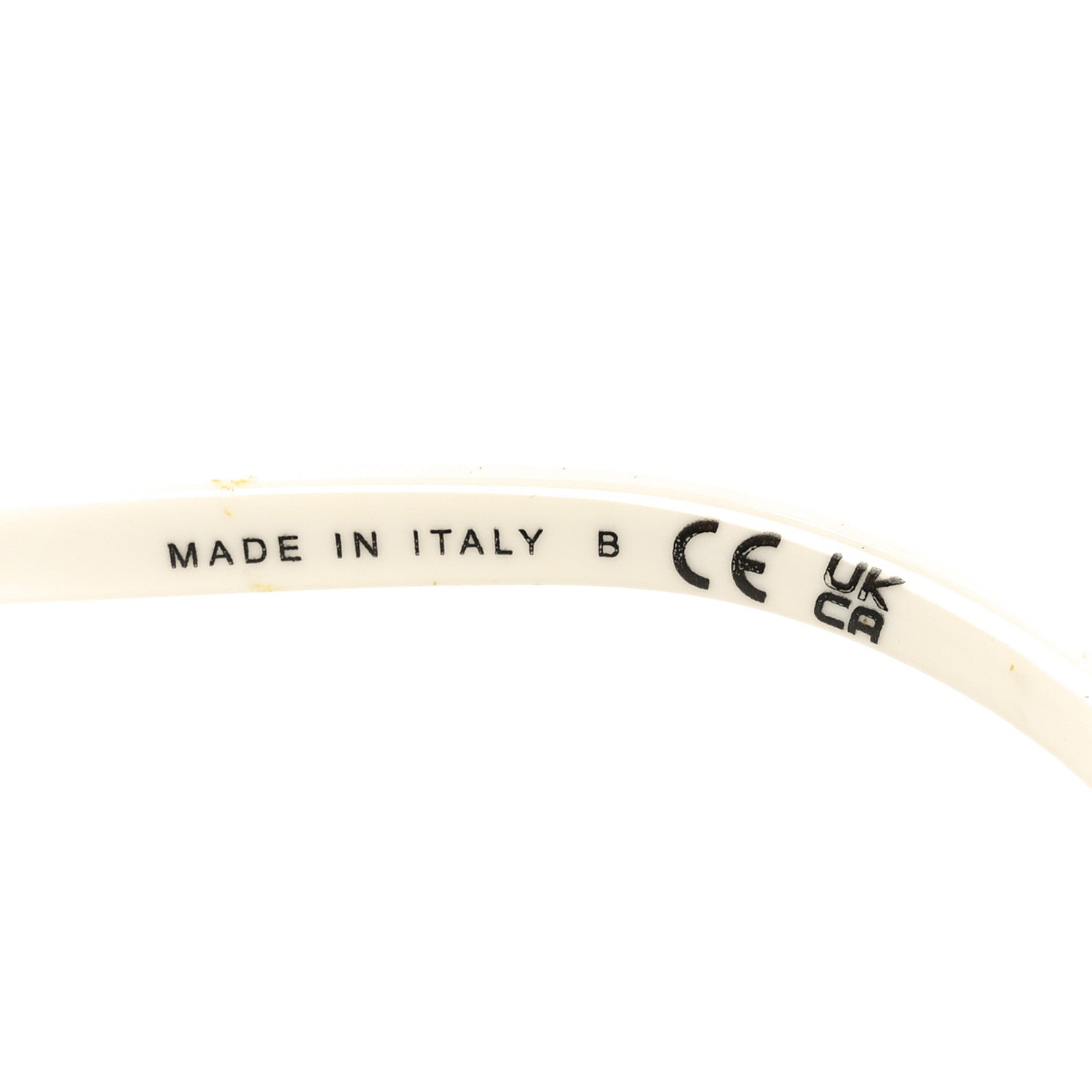 Acetate Metal Lambskin Square Chain Sunglasses 5210-Q-A White