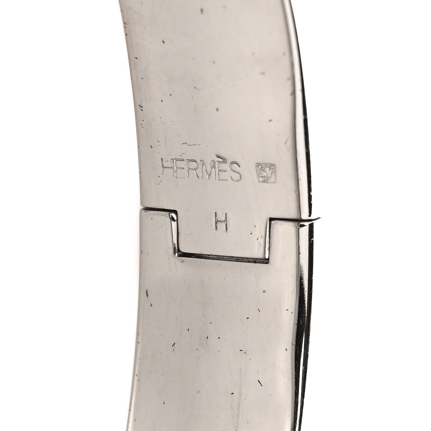 Enamel Narrow Clic Clac H Bracelet PM Rose Candeur