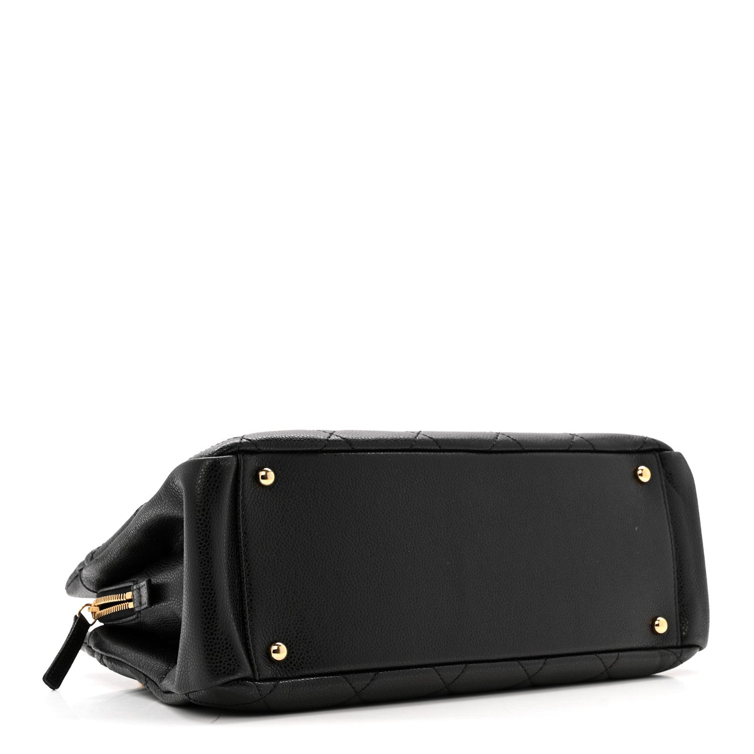 Caviar Quilted Timeless CC Soft Tote Black