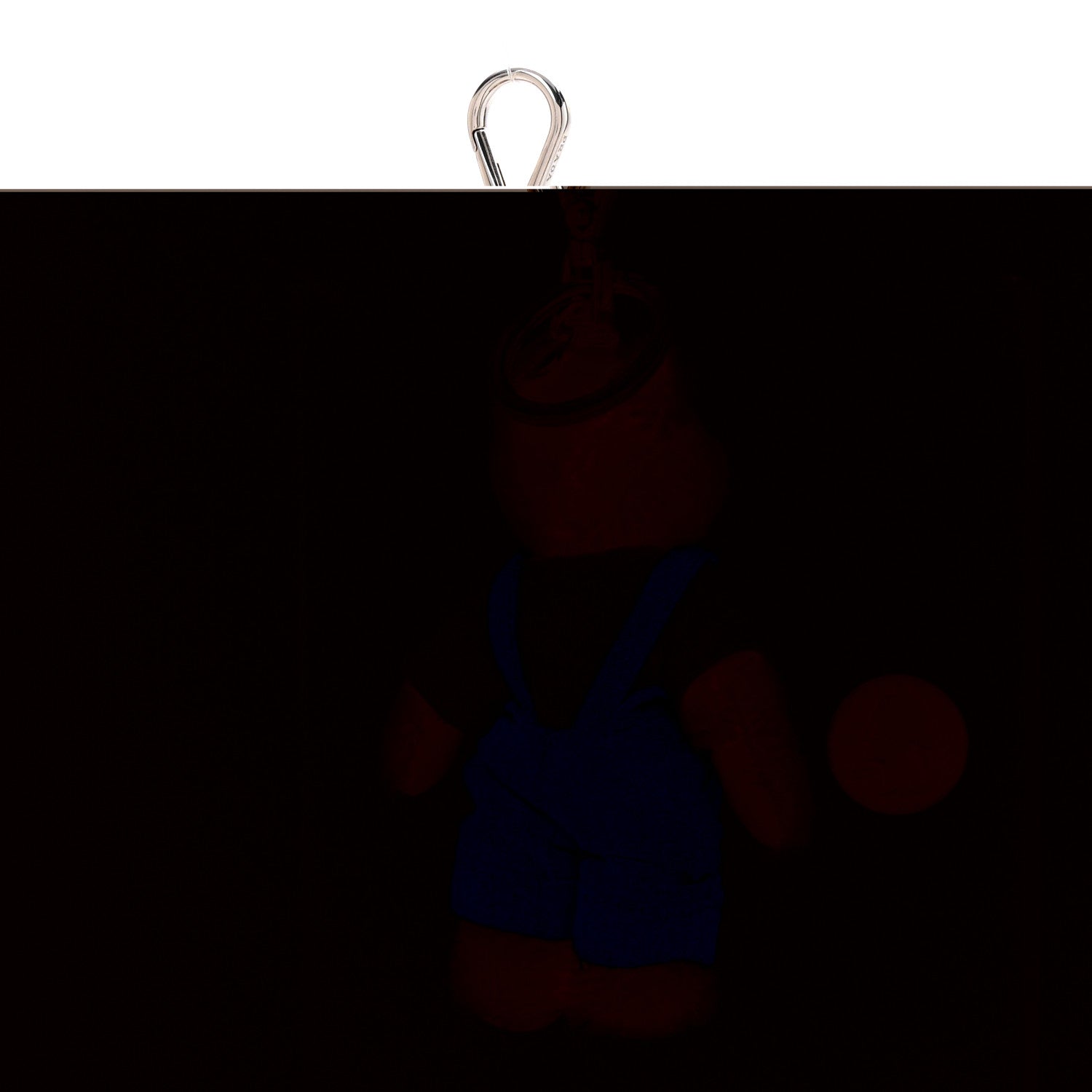 Trick Teddy Bear Keychain Charm