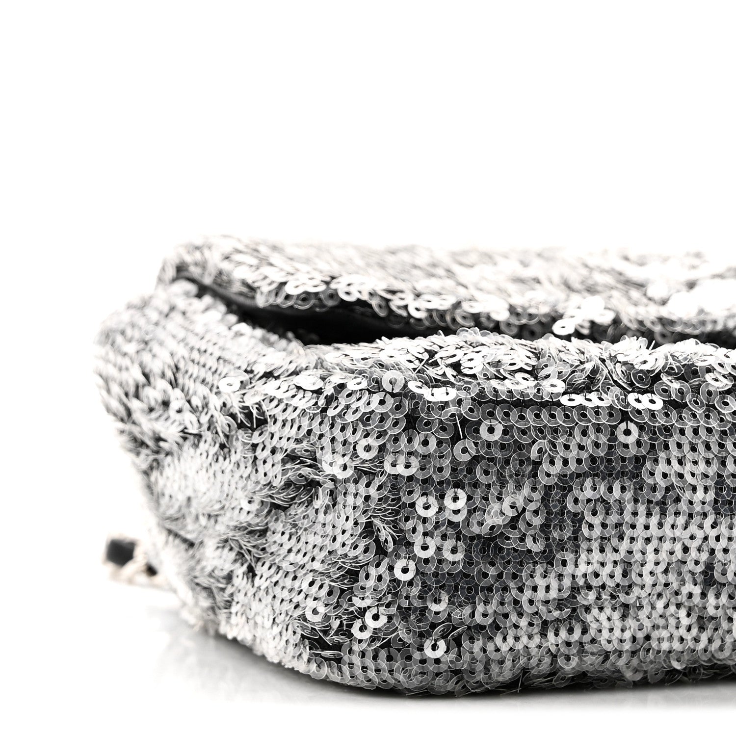 Sequin Mini Waterfall Flap Grey