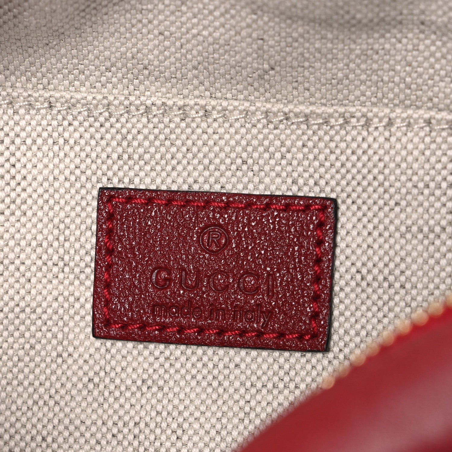 Sakai Be Green Calfskin Diagonal Stitched Small Blondie Shoulder Bag Rosso