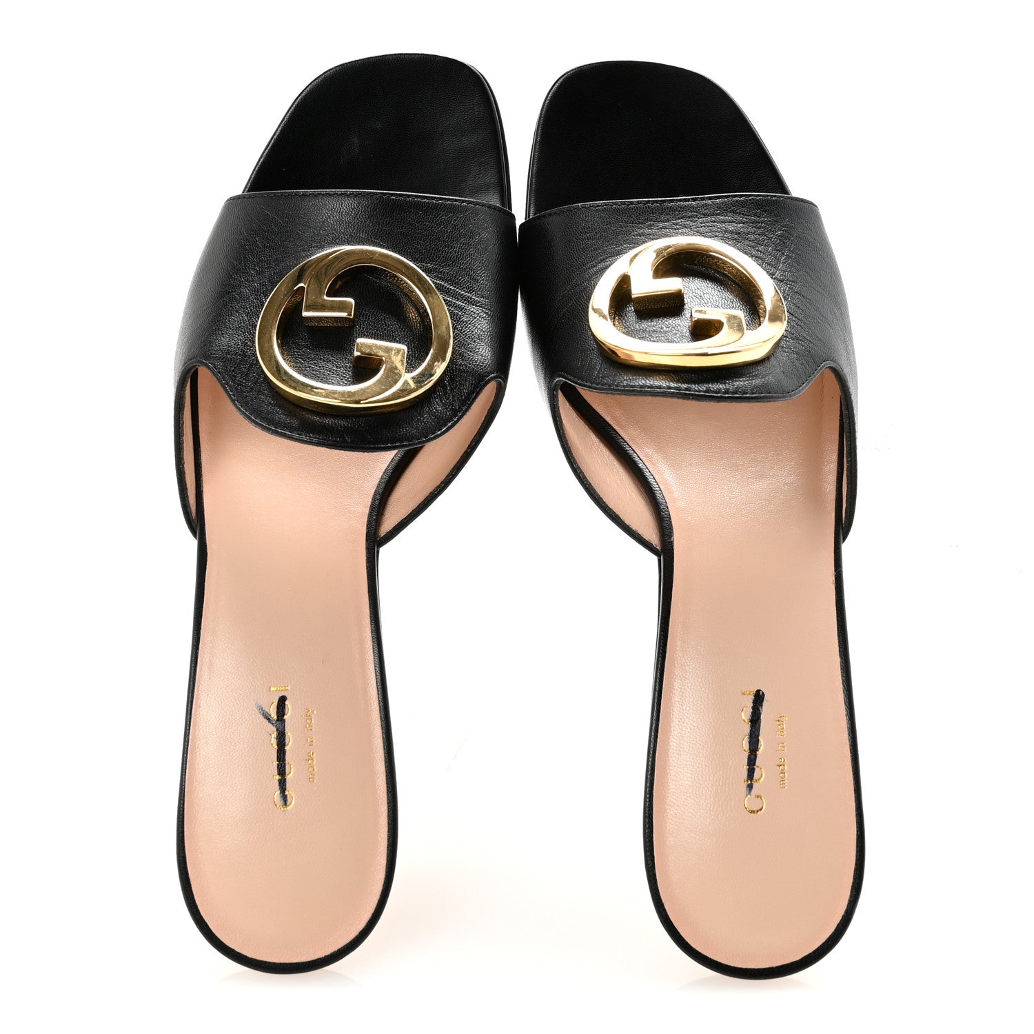 Malaga Kid Blondie 65mm Slide Sandals 38 Black