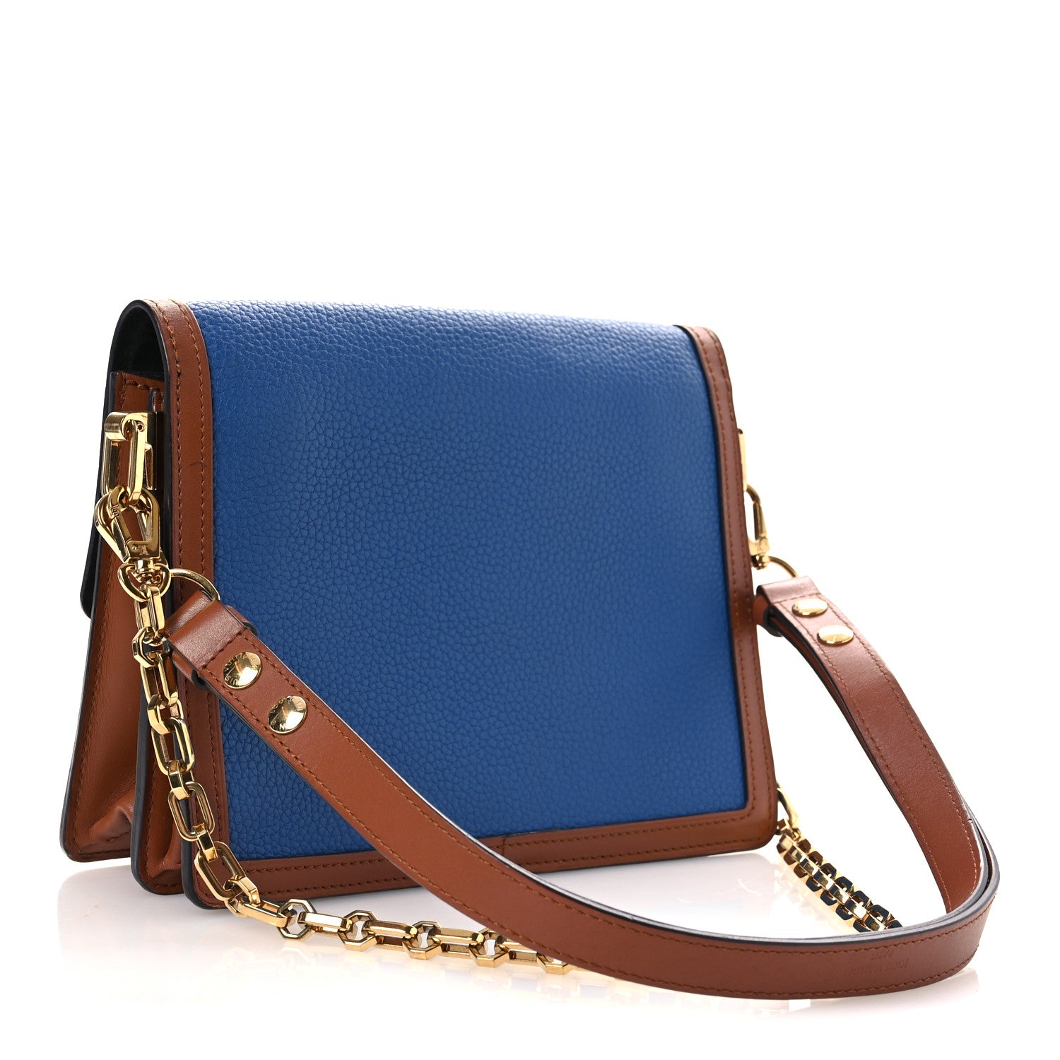 Taurillon Dauphine MM Blue Beige