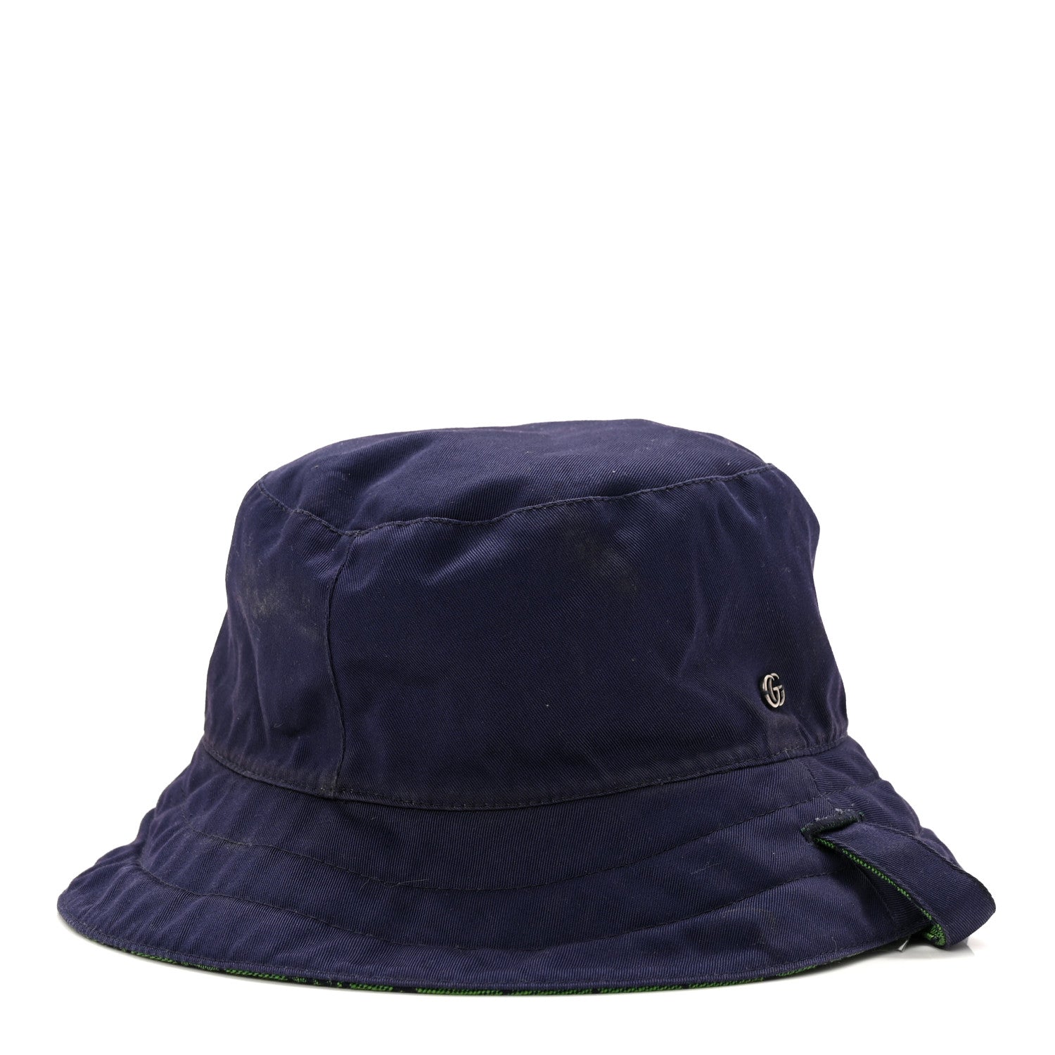 Monogram Multicolor Reversible Self-Tie Bucket Hat S Green Blue