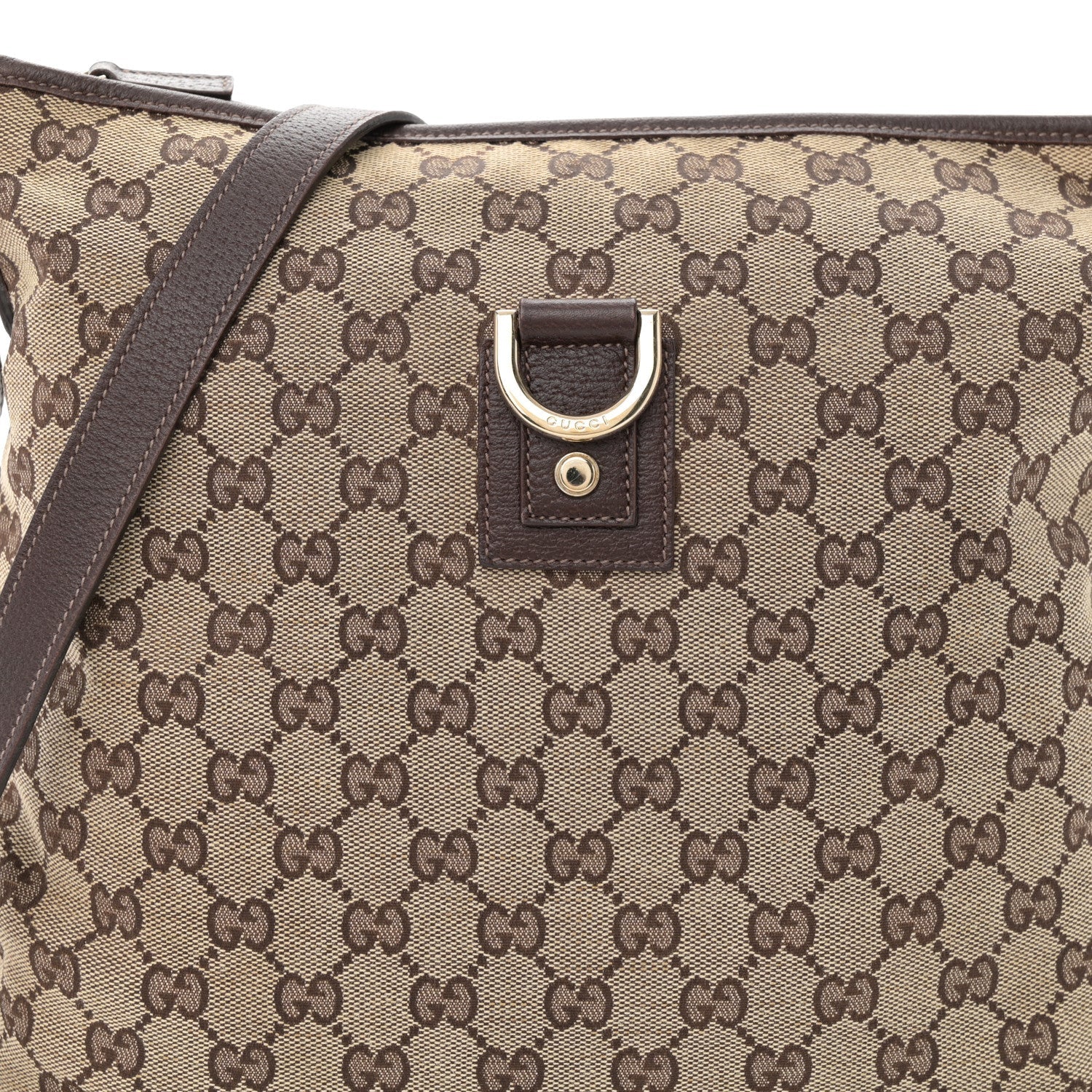 Monogram Abbey Messenger Bag Dark Brown