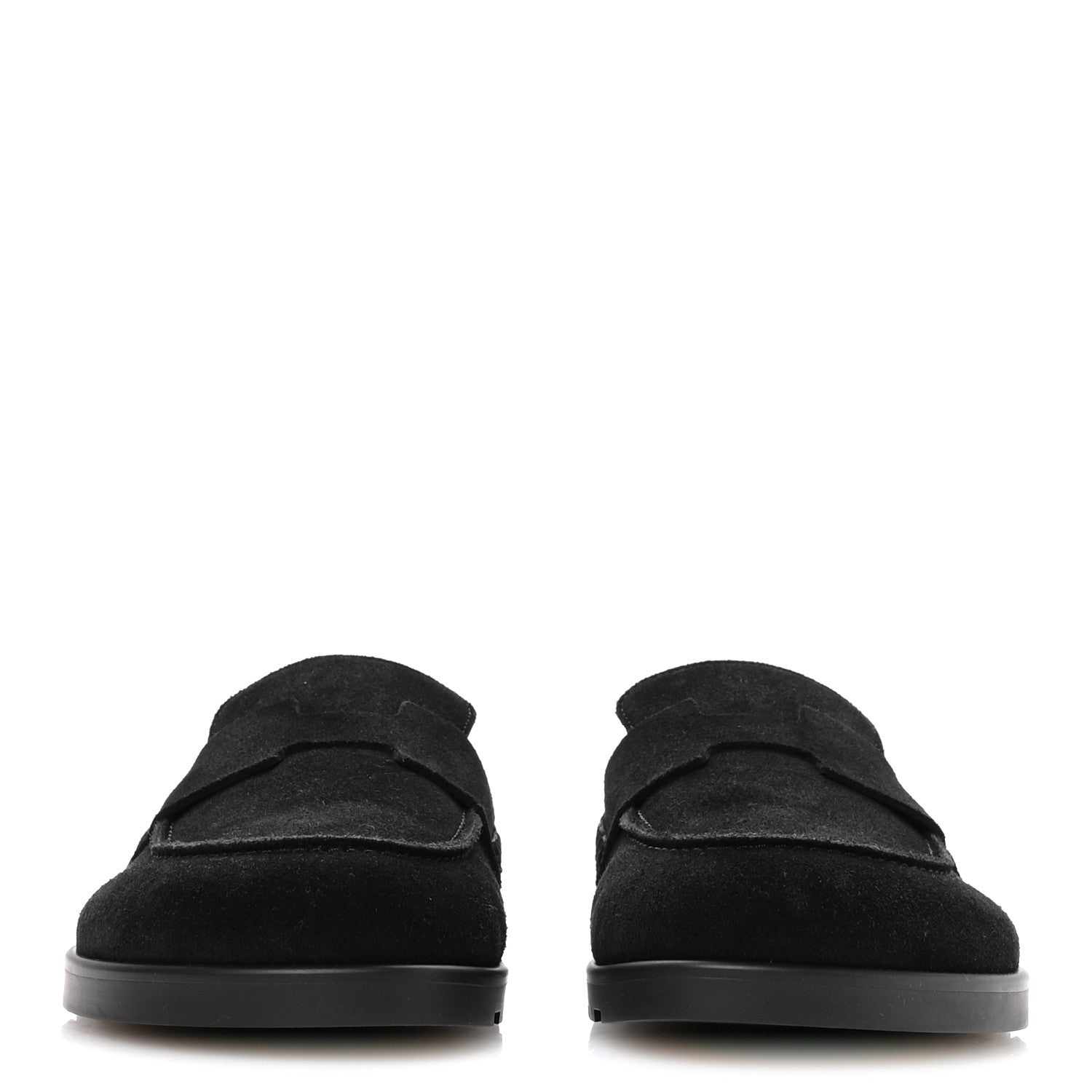 Suede Calfskin Go Mules 36.5 Black