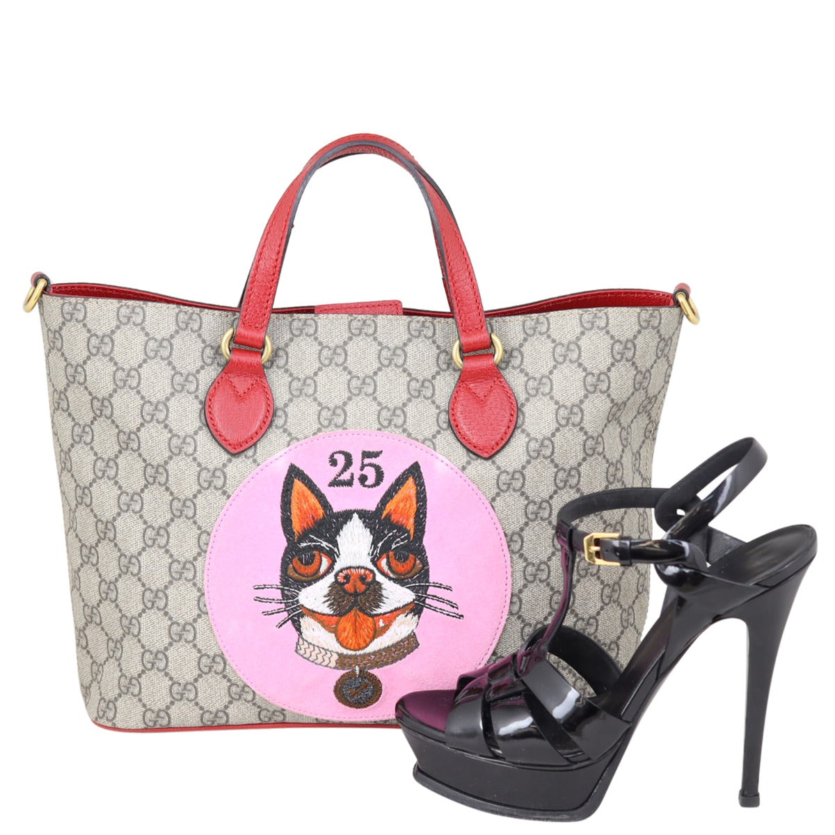 Gucci GG Supreme Bosco Patch Tote