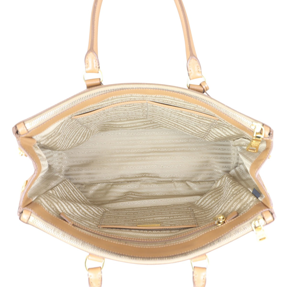 Prada Saffiano Lux Galleria Double Zip Tote Large