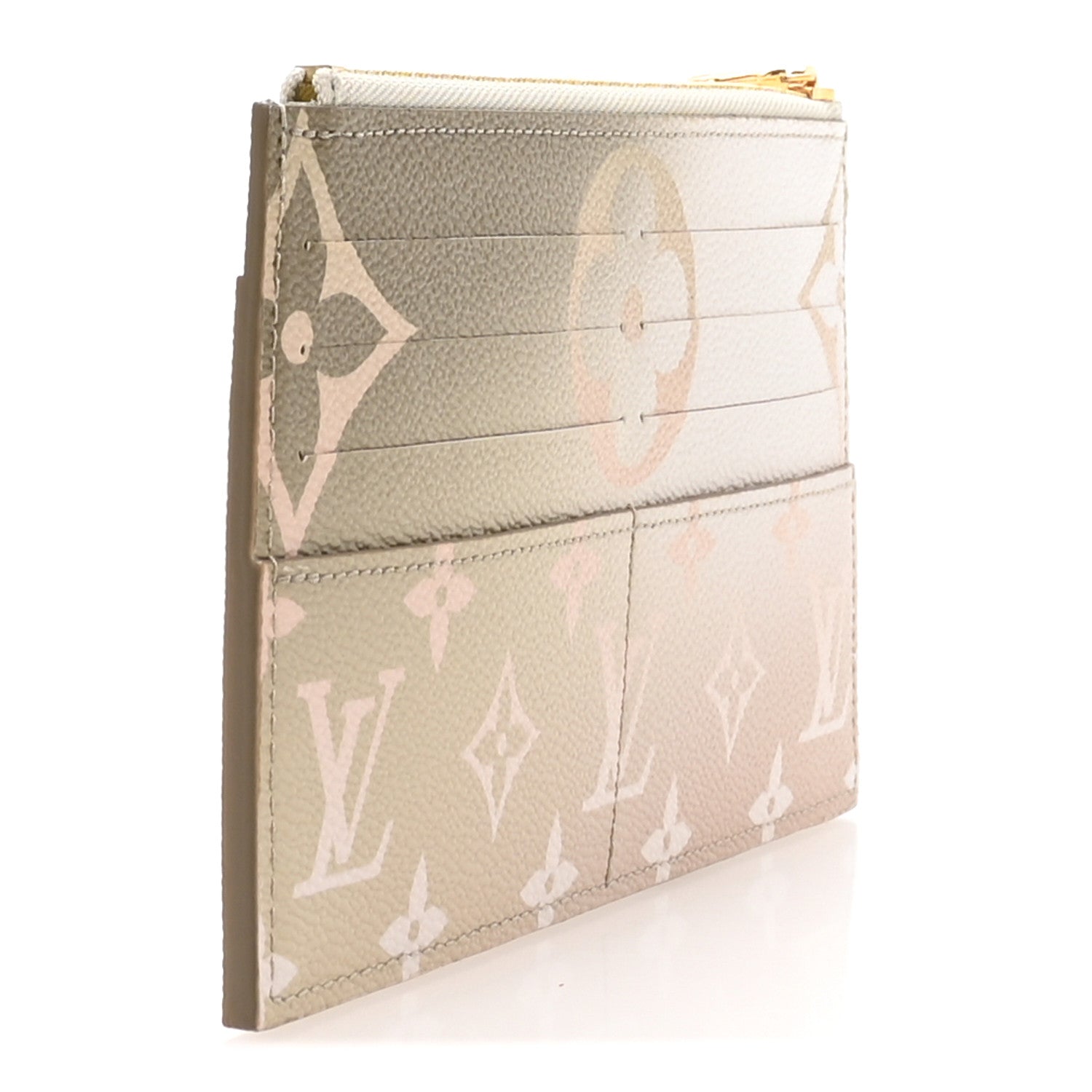 Monogram Giant Spring In The City Slim Purse Sunset Kaki