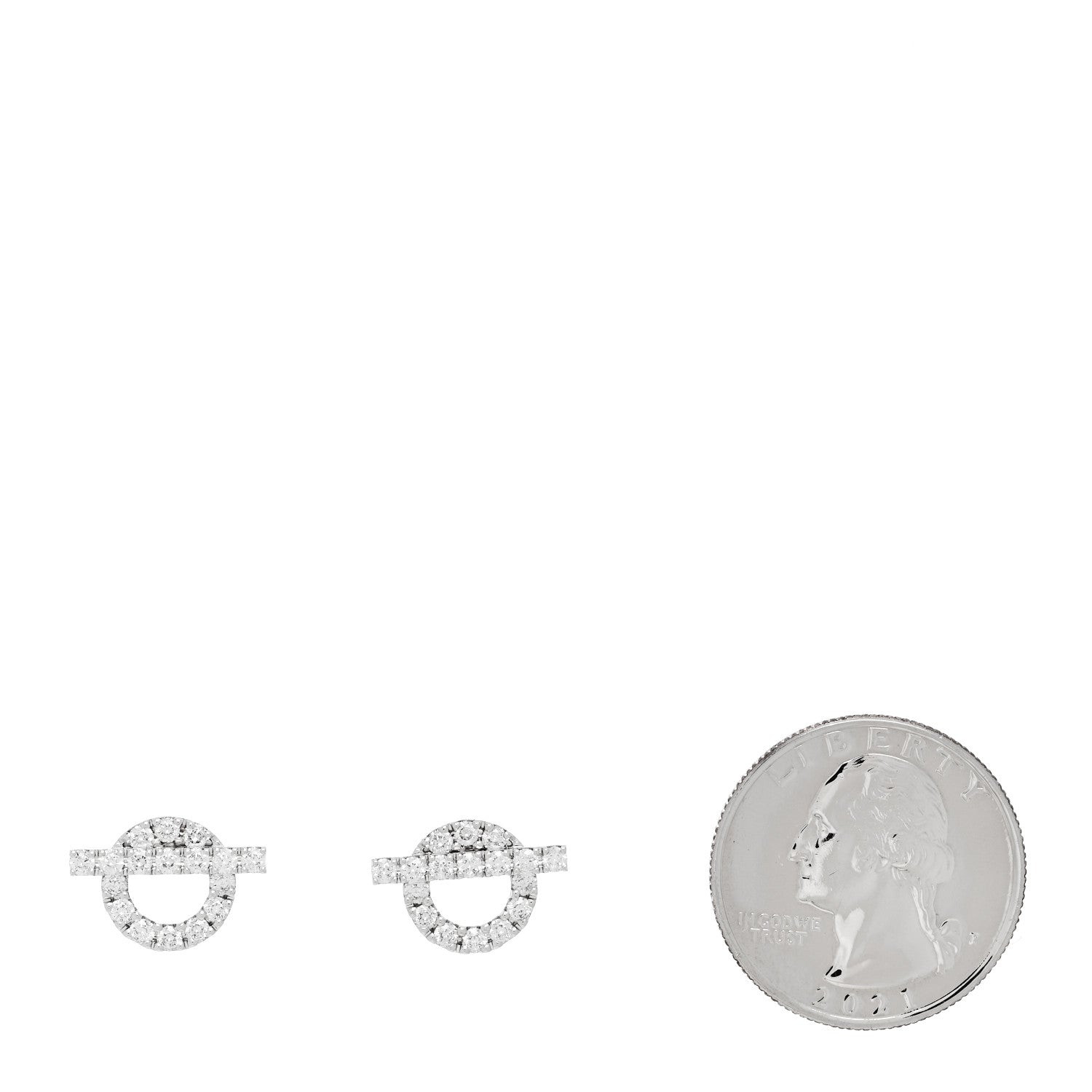 18K White Gold Diamond Finesse Earrings